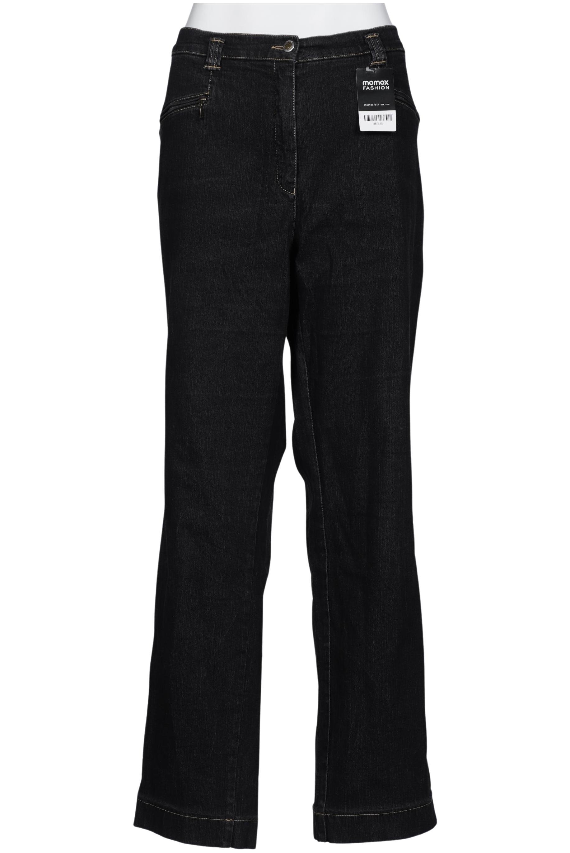 

Ulla Popken Damen Jeans, schwarz, Gr. 48