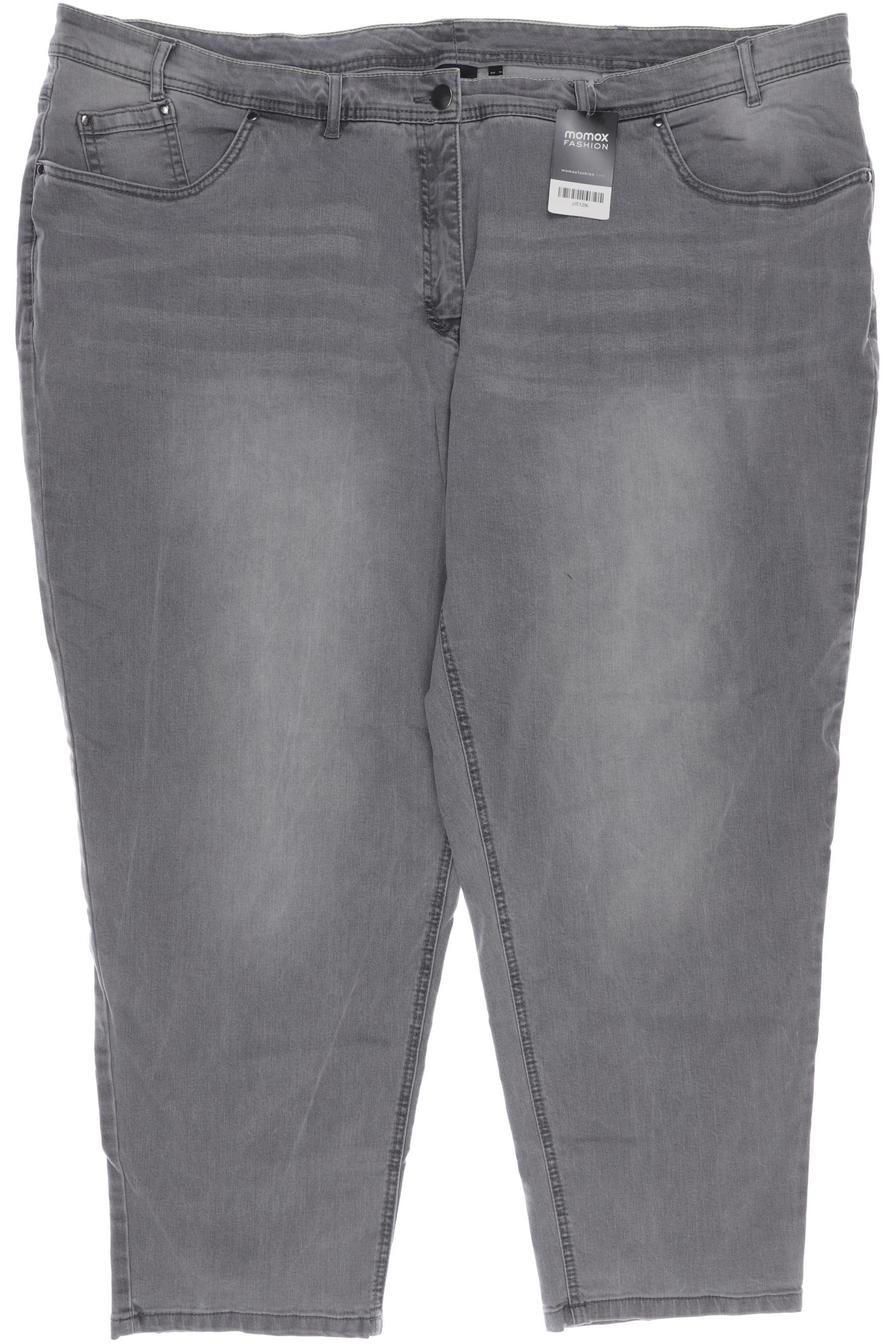 

Ulla Popken Damen Jeans, grau, Gr. 58