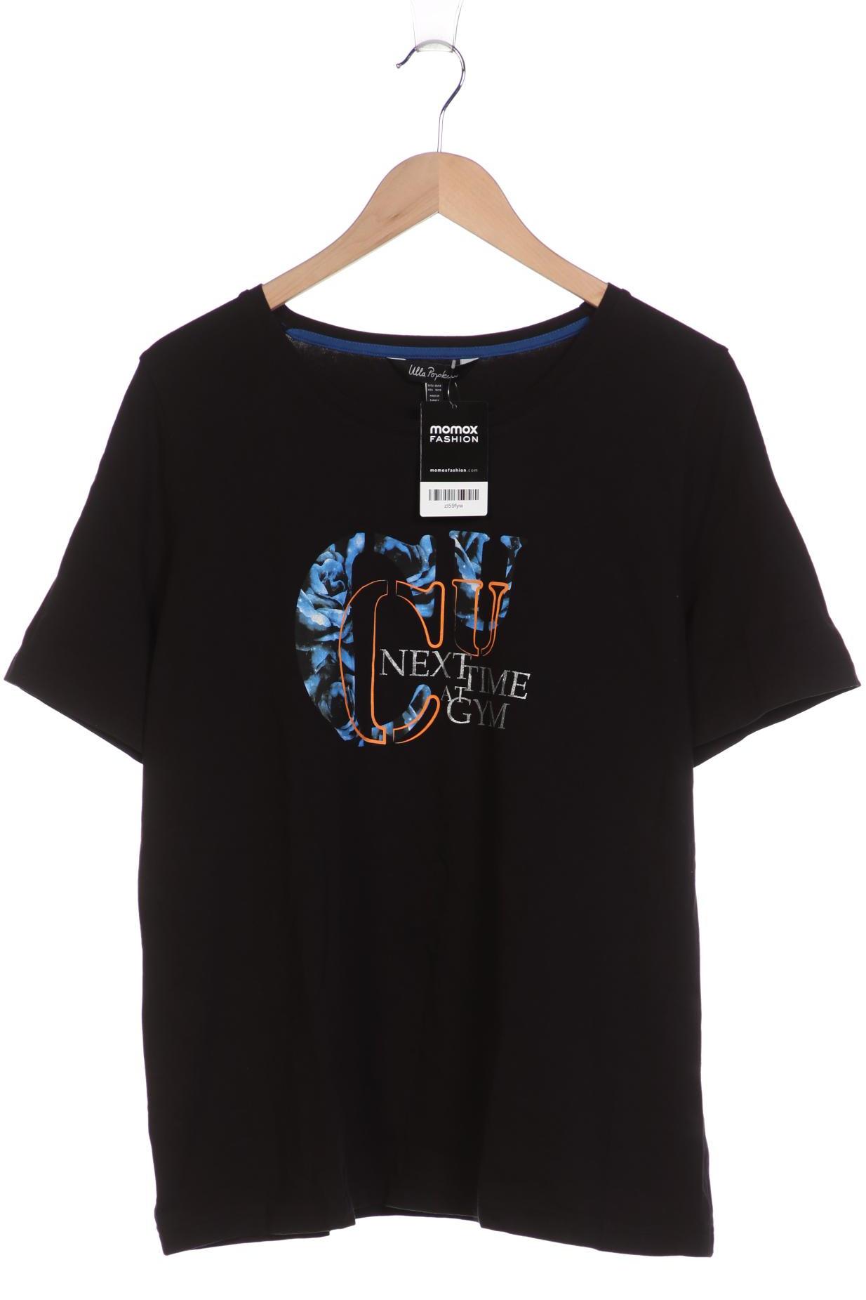 

Ulla Popken Damen T-Shirt, schwarz, Gr. 46