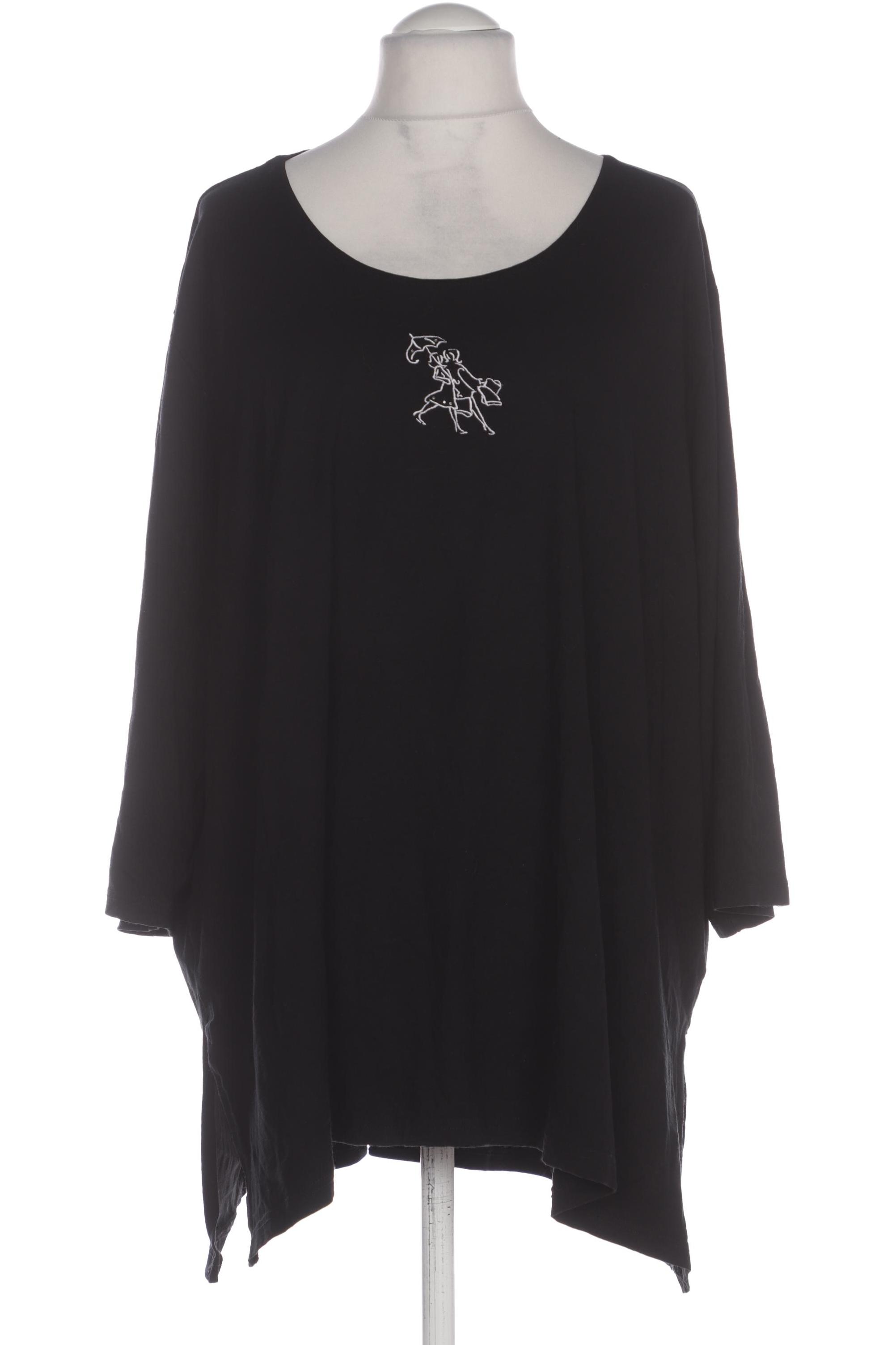 

Ulla Popken Damen Langarmshirt, schwarz, Gr. 52