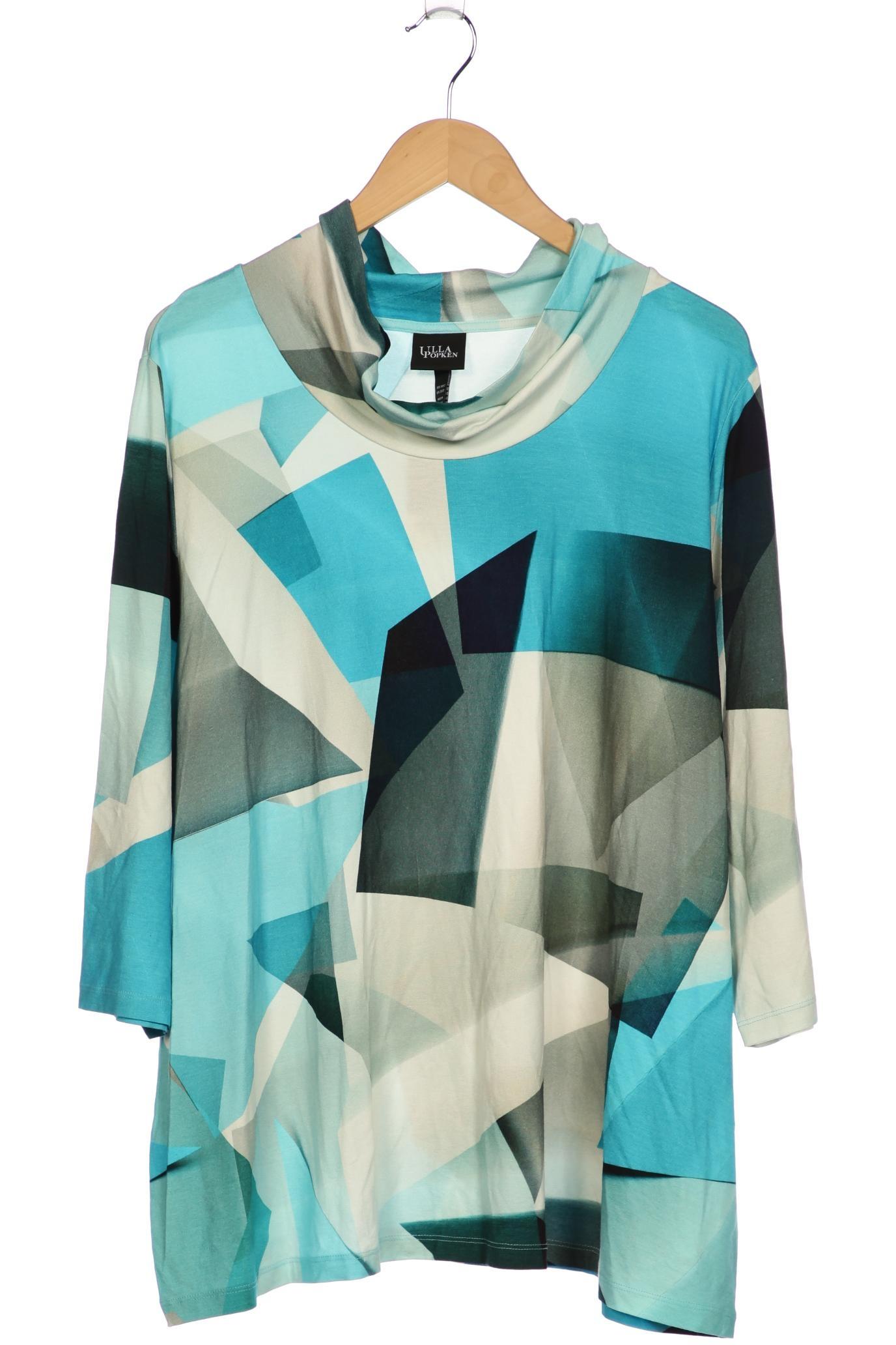 

Ulla Popken Damen Langarmshirt, blau, Gr. 50