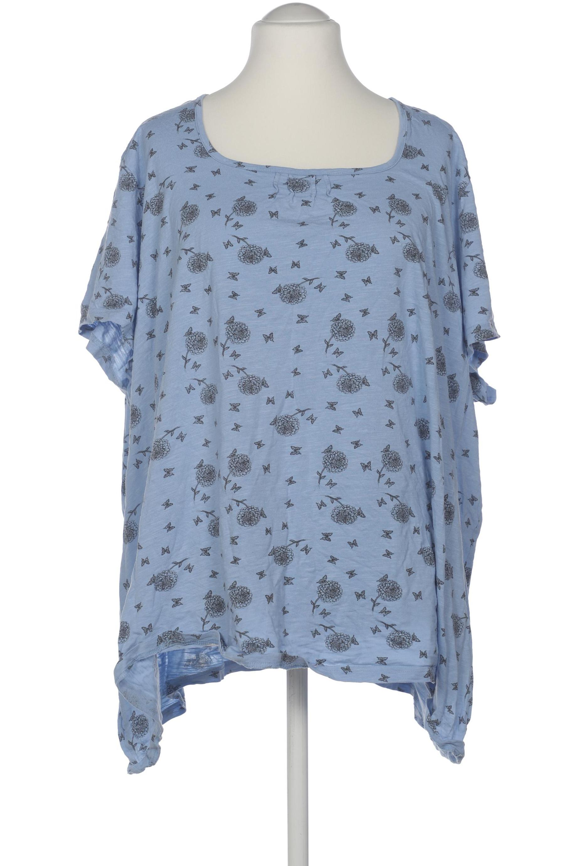 

Ulla Popken Damen T-Shirt, blau, Gr. 58