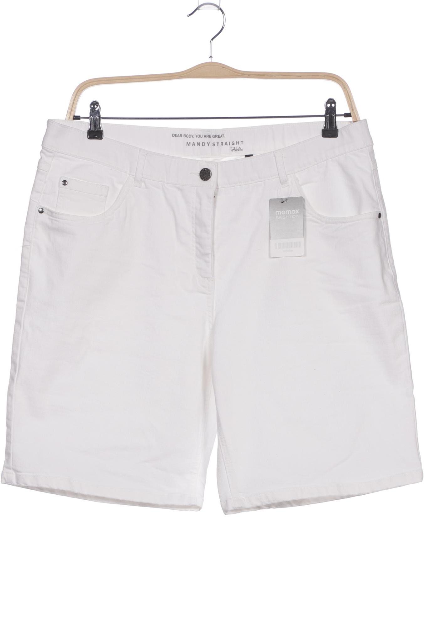 

Ulla Popken Damen Shorts, weiß, Gr. 48