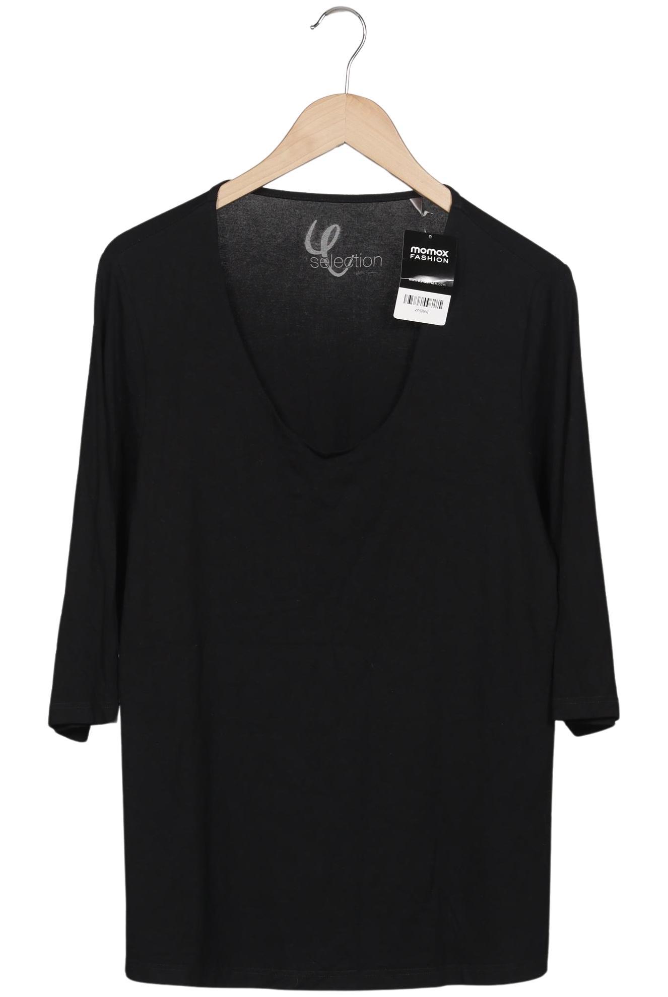 

Ulla Popken Damen Langarmshirt, schwarz, Gr. 42