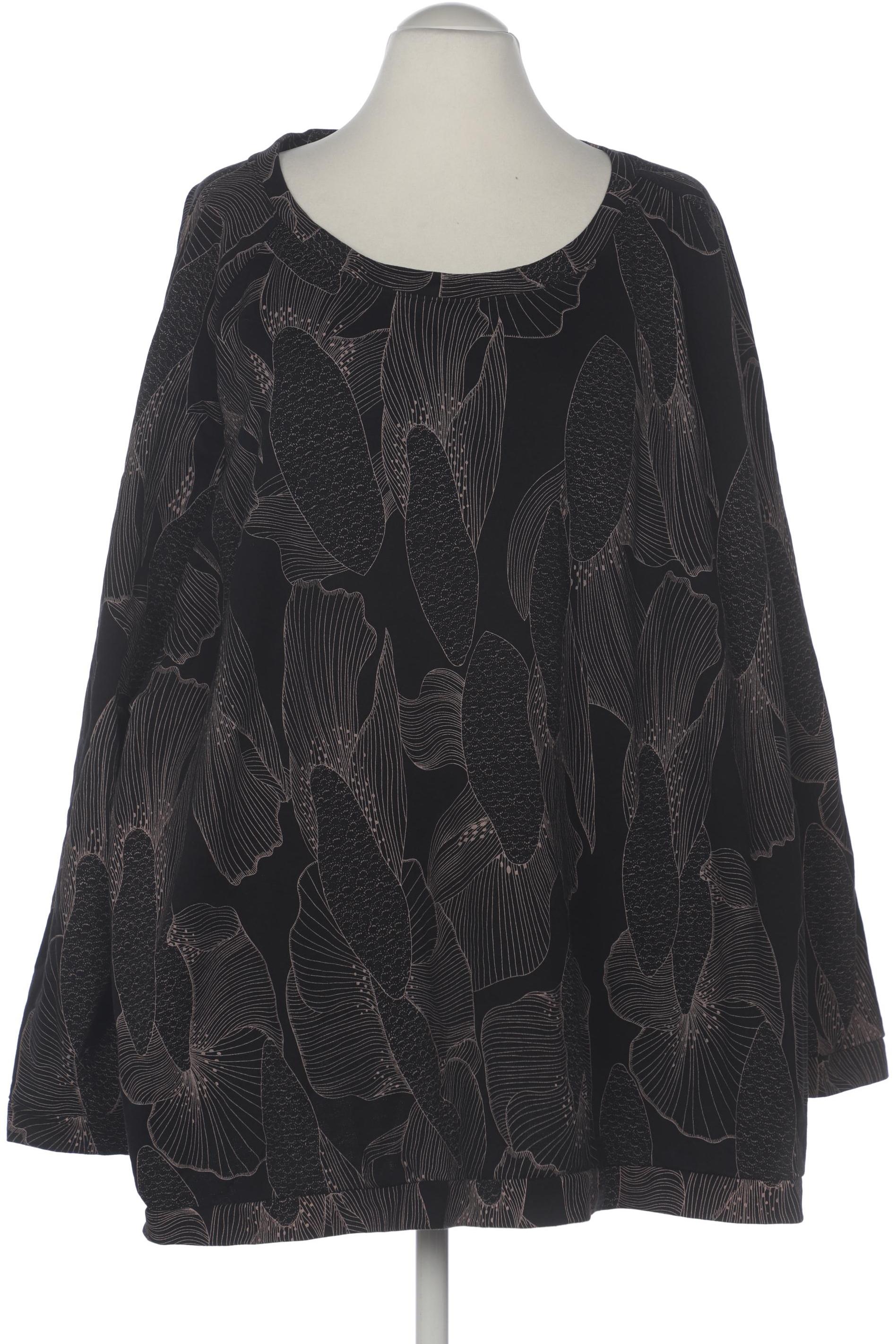 

Ulla Popken Damen Sweatshirt, schwarz, Gr. 58