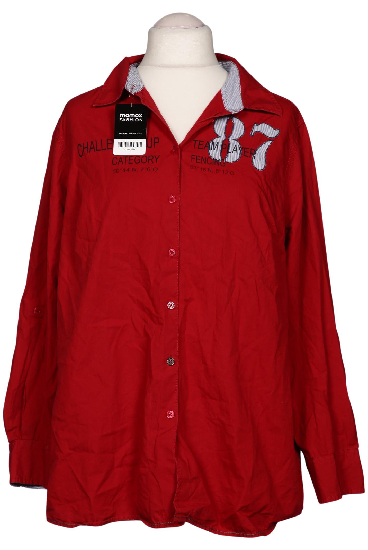 

Ulla Popken Damen Bluse, rot, Gr. 46