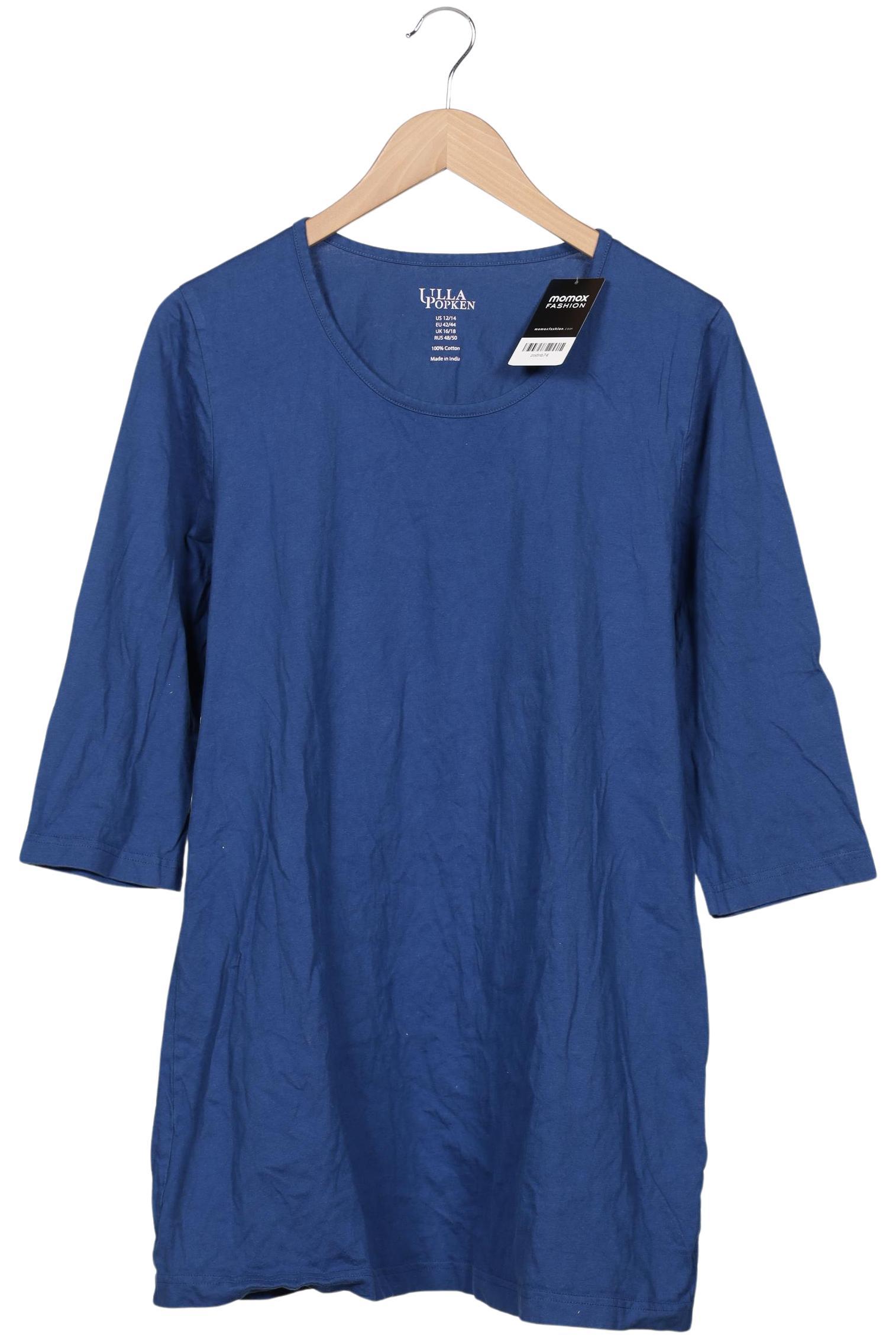 

Ulla Popken Damen Langarmshirt, blau, Gr. 48