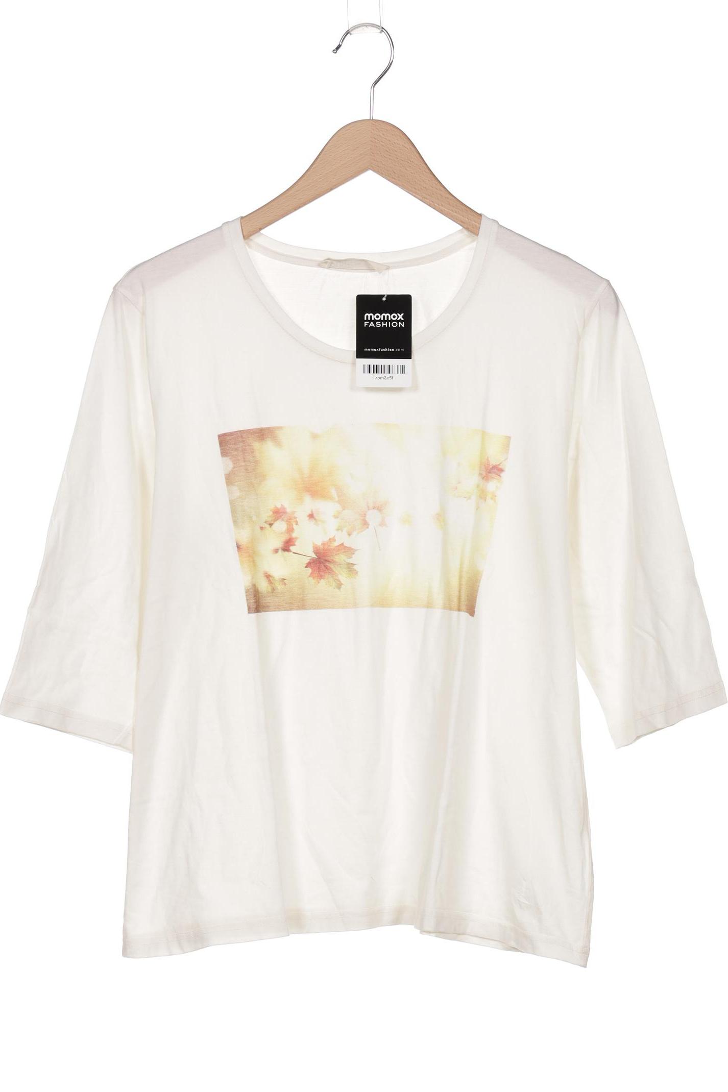 

Ulla Popken Damen T-Shirt, cremeweiß, Gr. 44
