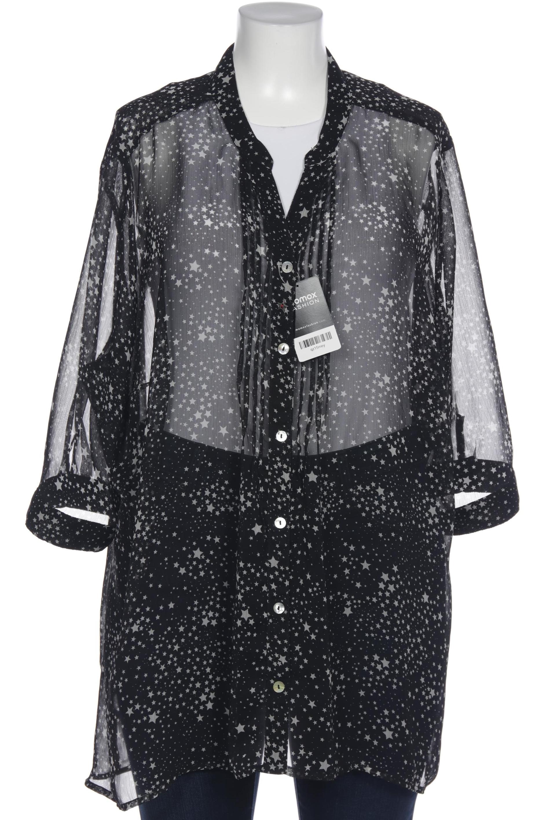 

Ulla Popken Damen Bluse, schwarz, Gr. 48