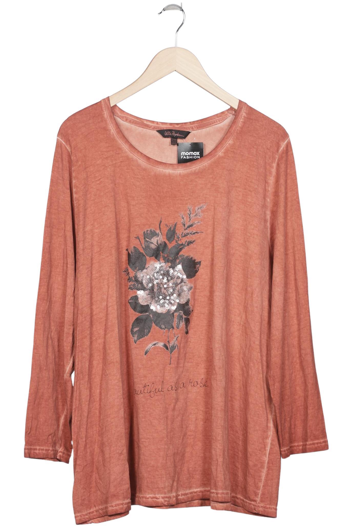 

Ulla Popken Damen Langarmshirt, orange, Gr. 50