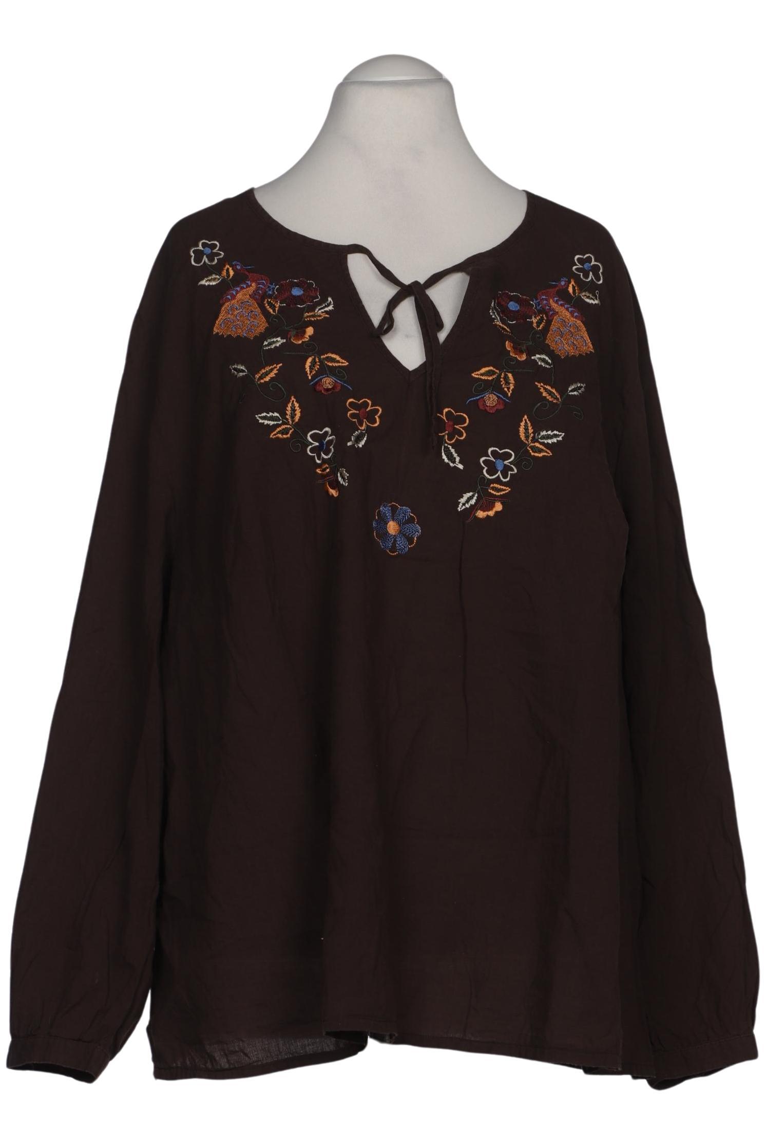 

Ulla Popken Damen Bluse, braun, Gr. 58