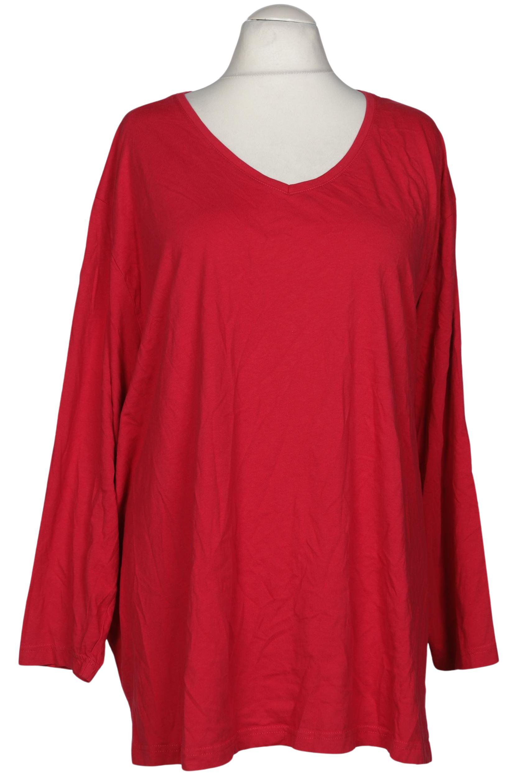 

Ulla Popken Damen Langarmshirt, pink, Gr. 66