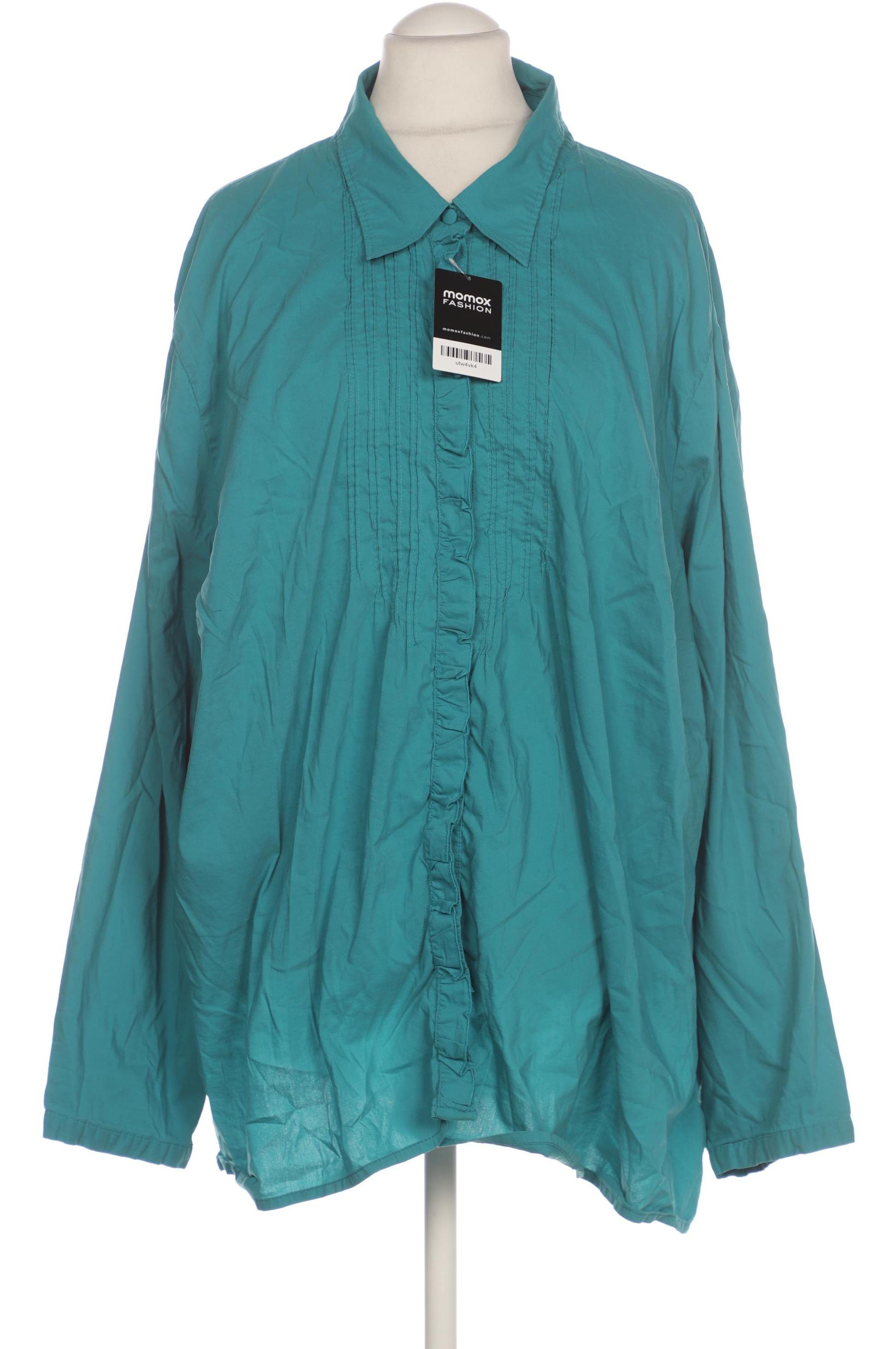

Ulla Popken Damen Bluse, türkis, Gr. 58