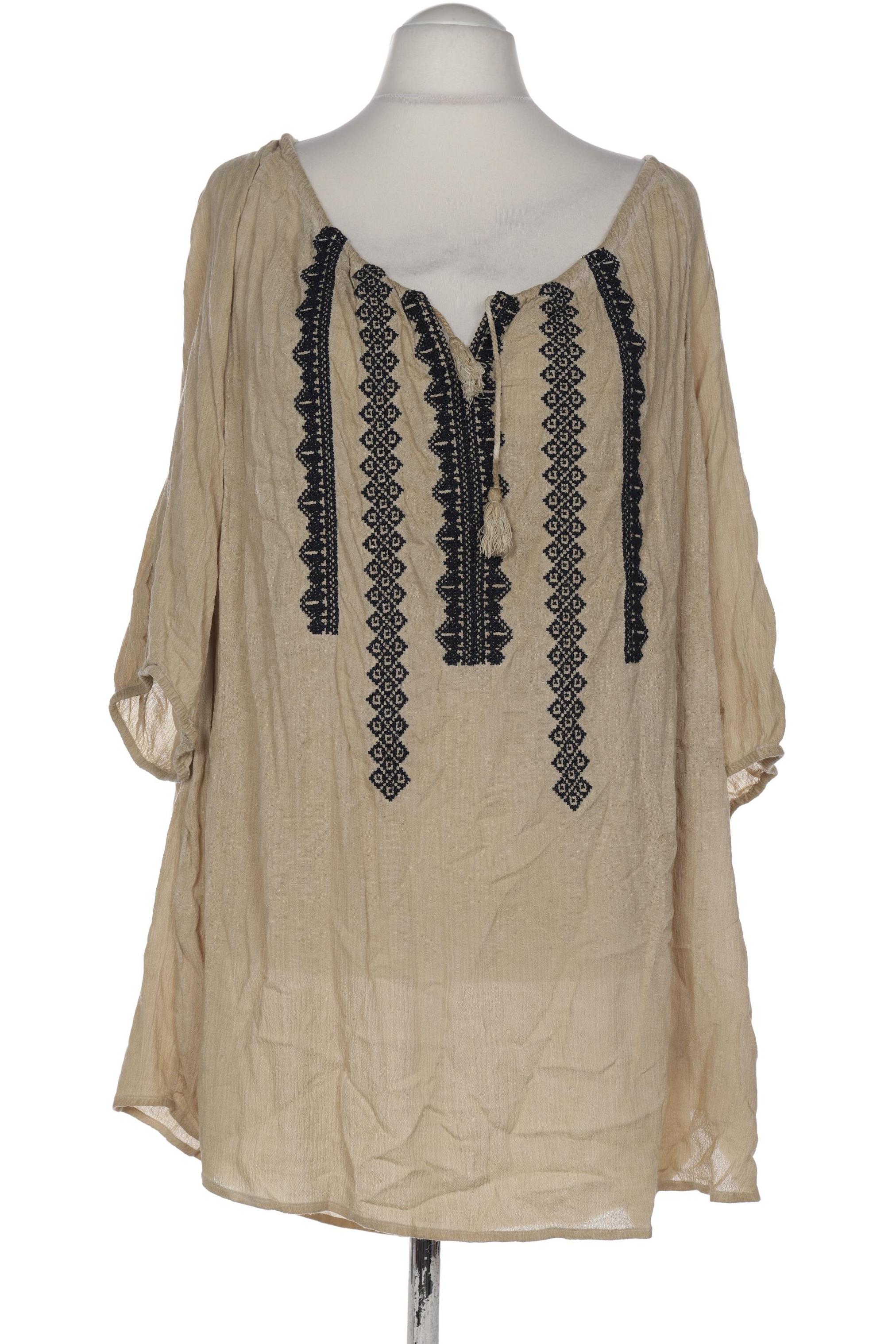 

Ulla Popken Damen Bluse, beige, Gr. 54