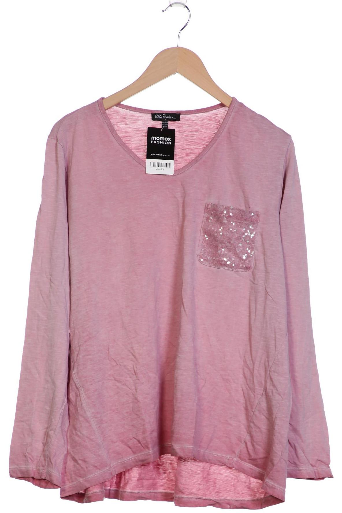 

Ulla Popken Damen Langarmshirt, pink, Gr. 46