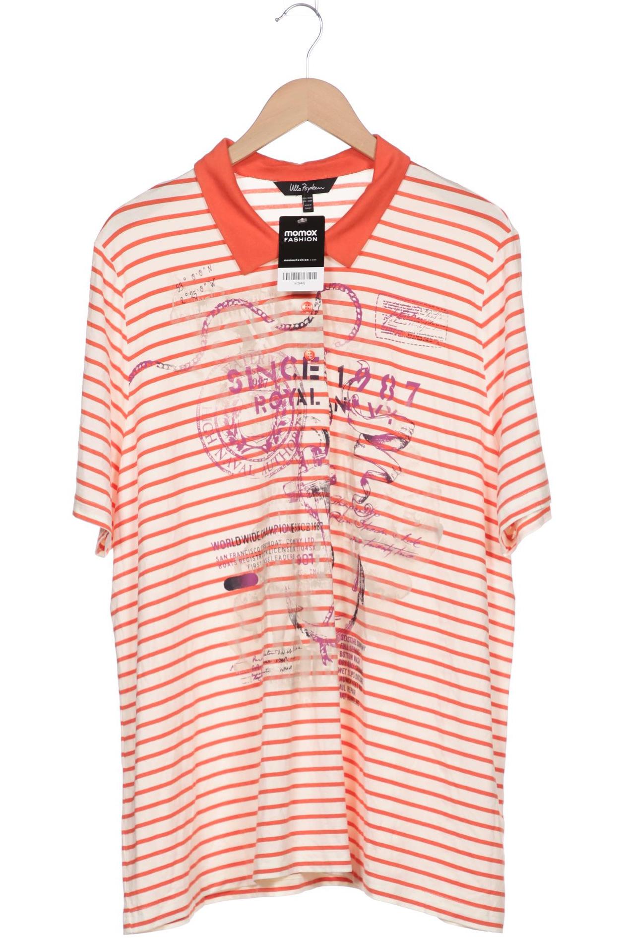 

Ulla Popken Damen Poloshirt, orange, Gr. 50