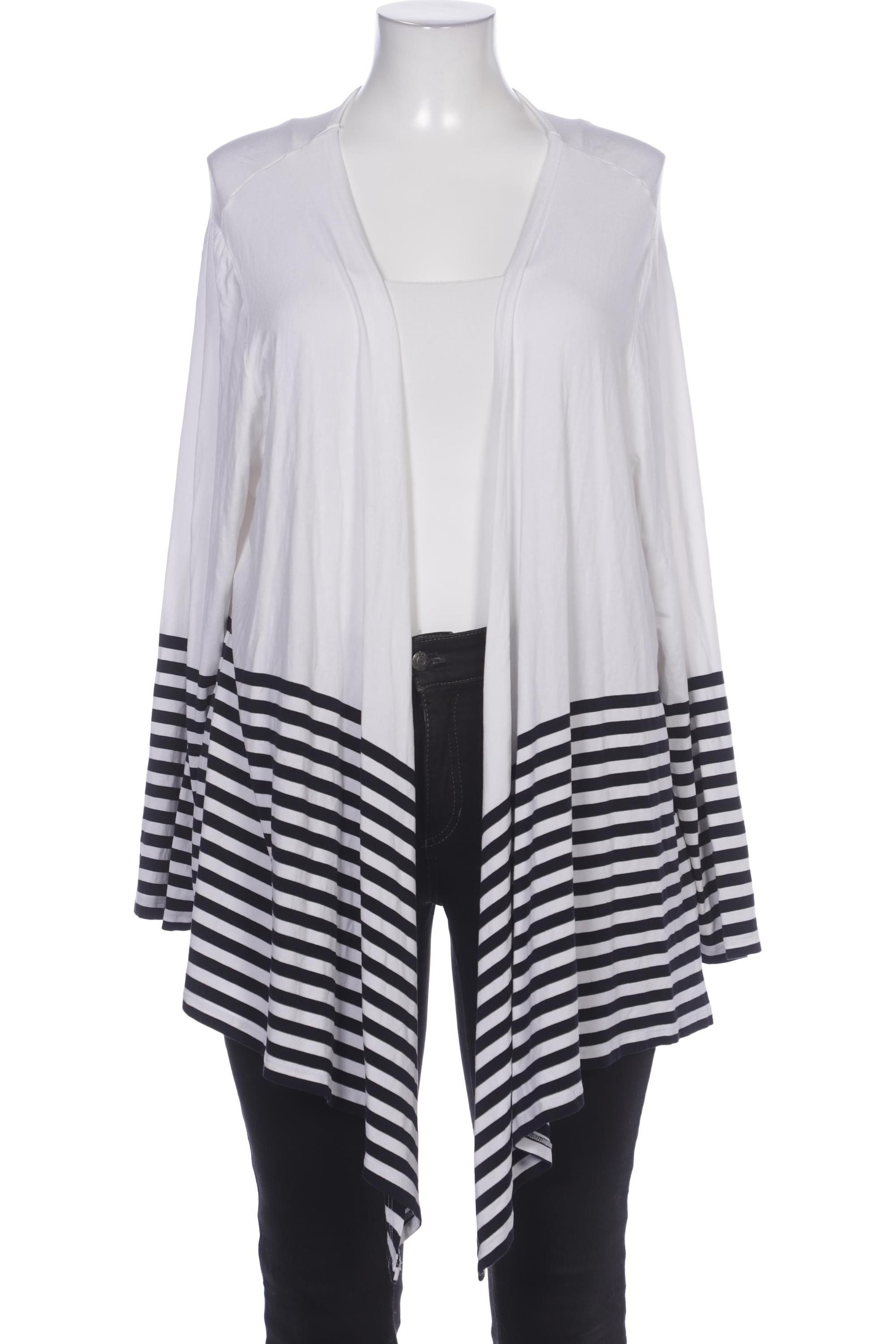 

Ulla Popken Damen Strickjacke, weiß, Gr. 50