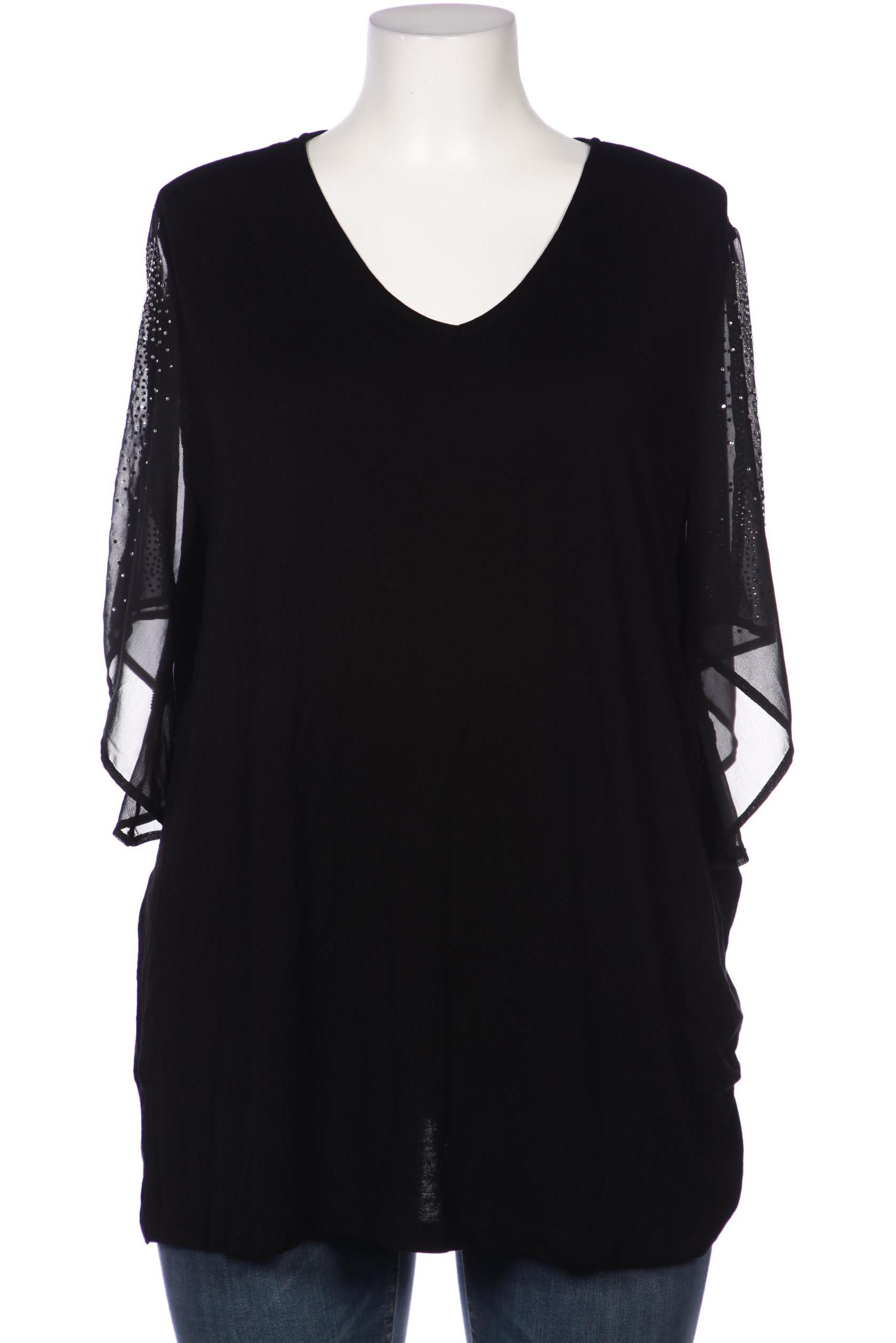 

Ulla Popken Damen Bluse, schwarz, Gr. 46