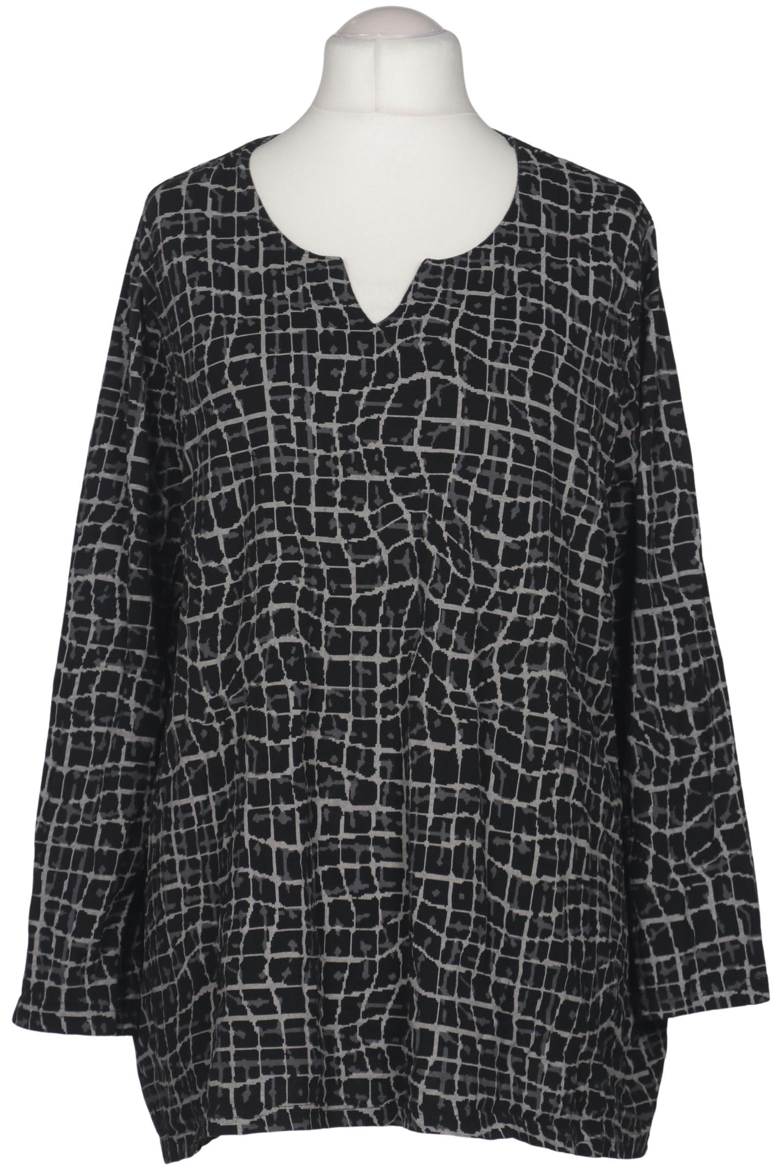 

Ulla Popken Damen Langarmshirt, schwarz, Gr. 54