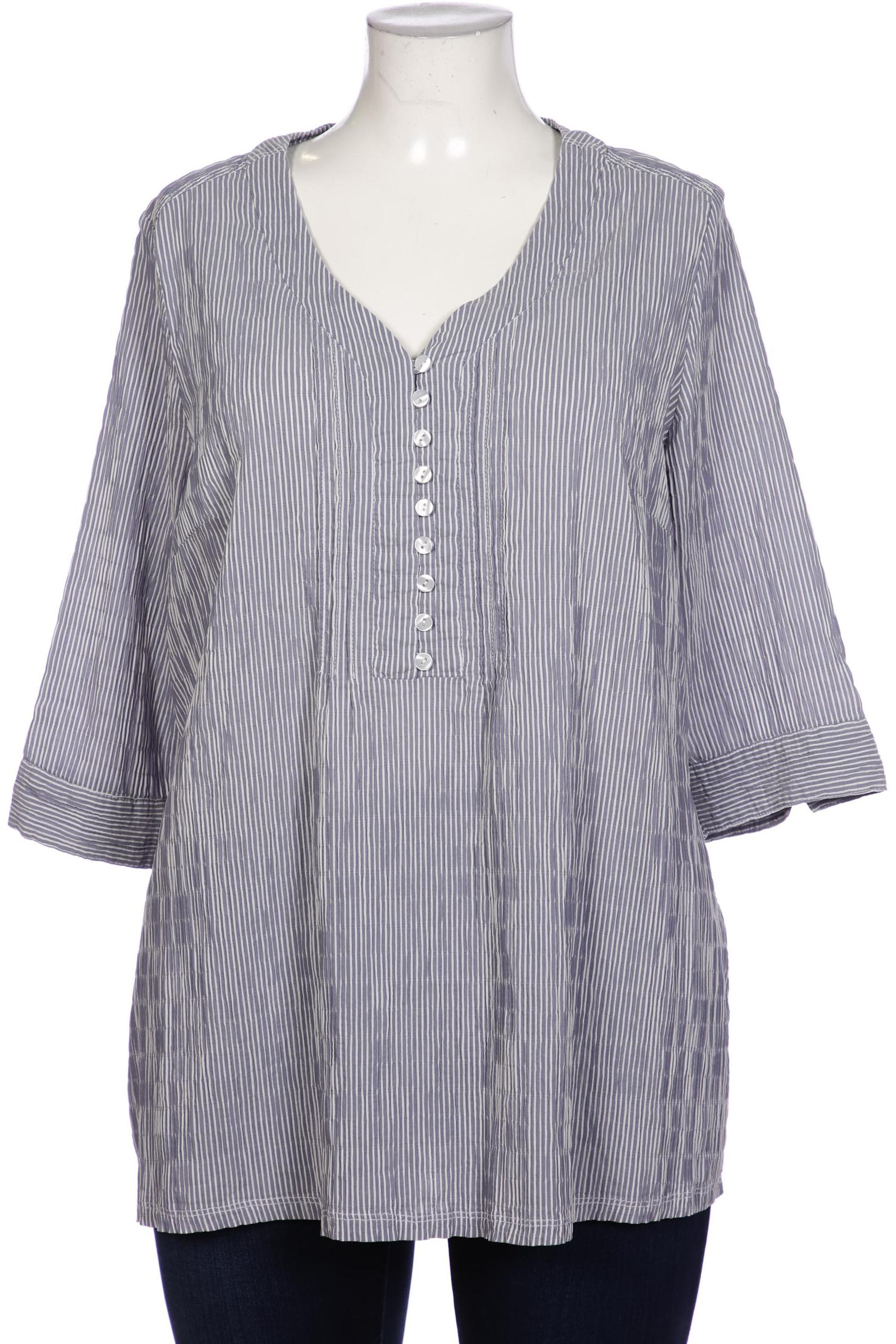 

Ulla Popken Damen Bluse, blau, Gr. 46
