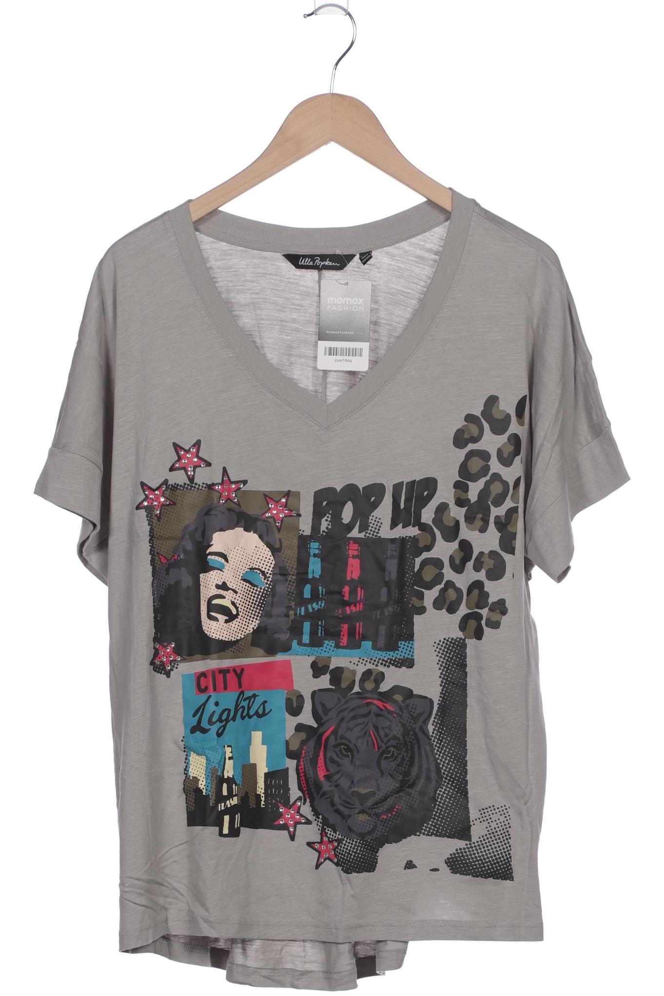 

Ulla Popken Damen T-Shirt, grau, Gr. 46