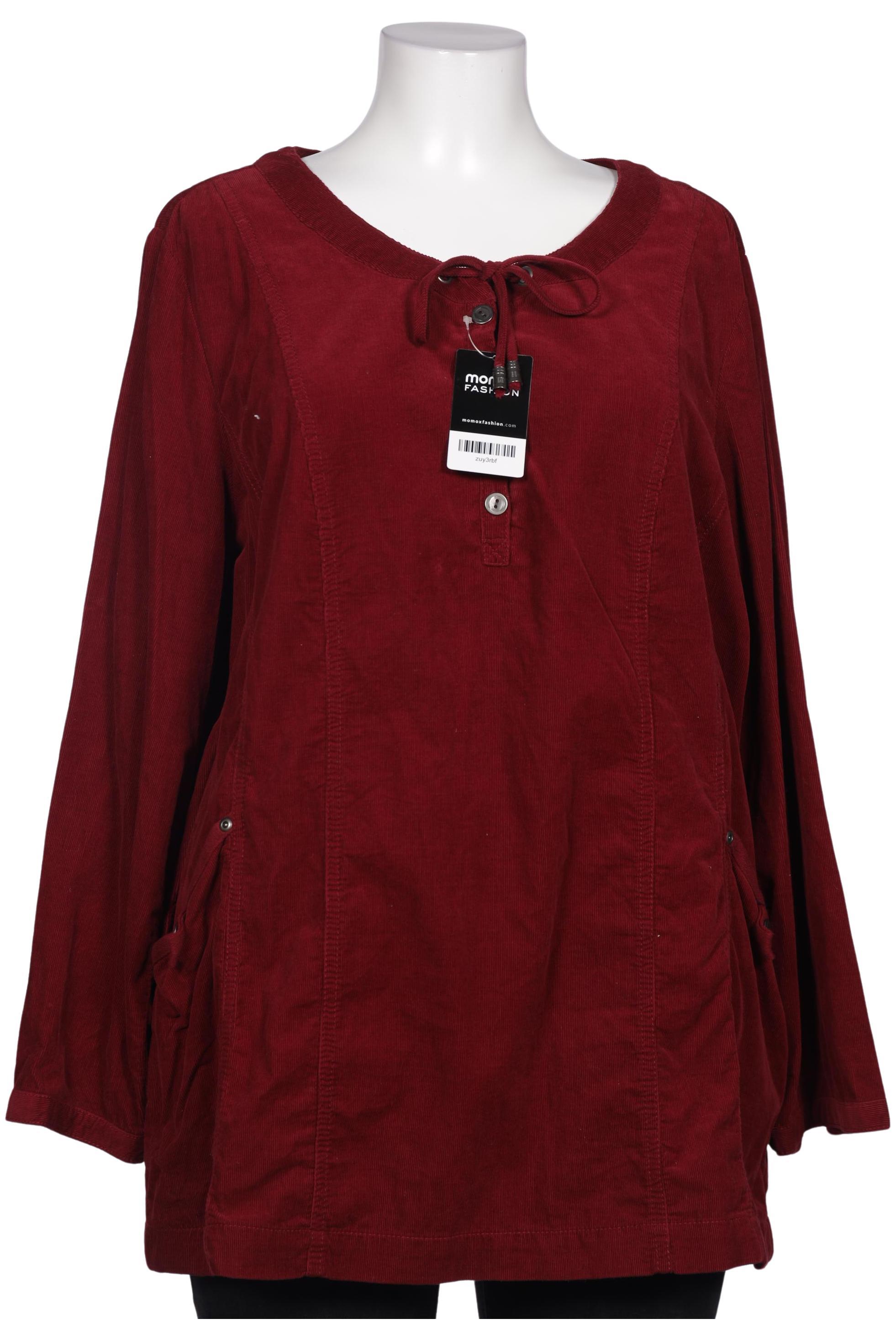 

Ulla Popken Damen Bluse, bordeaux, Gr. 46