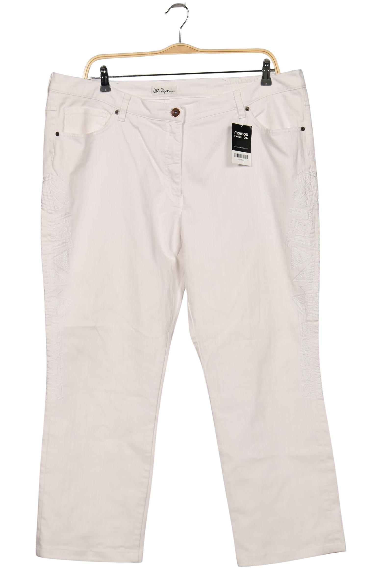

Ulla Popken Damen Jeans, weiß, Gr. 52