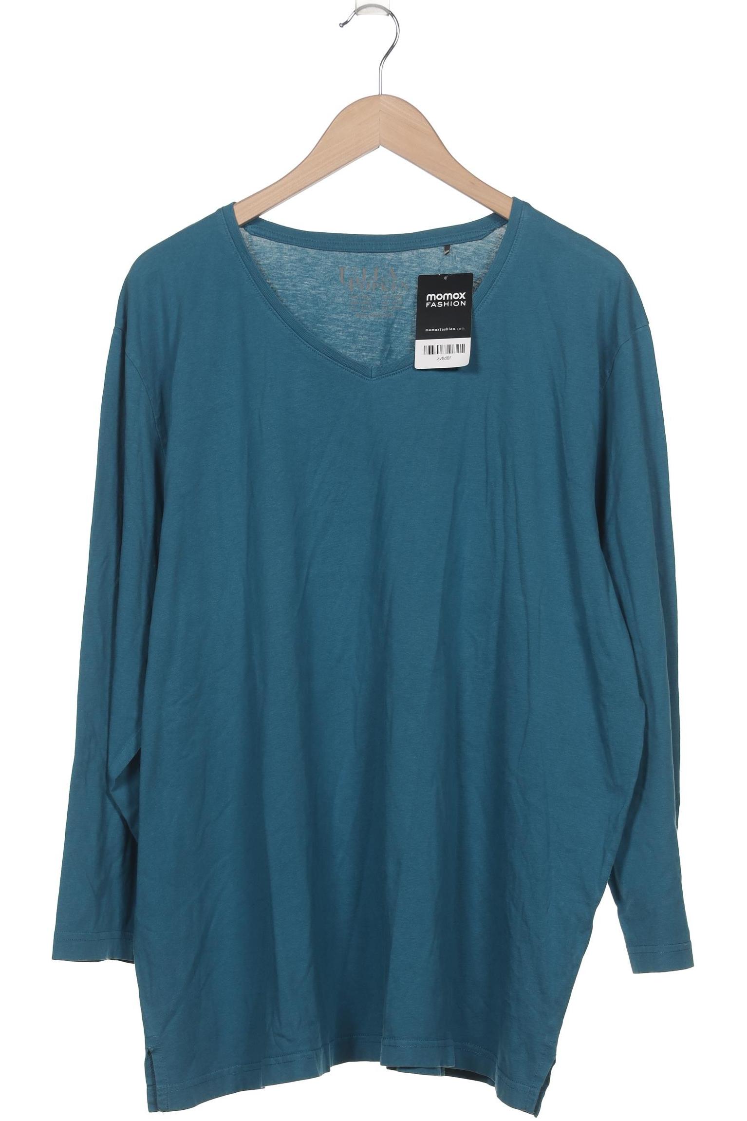 

Ulla Popken Damen Langarmshirt, türkis, Gr. 50