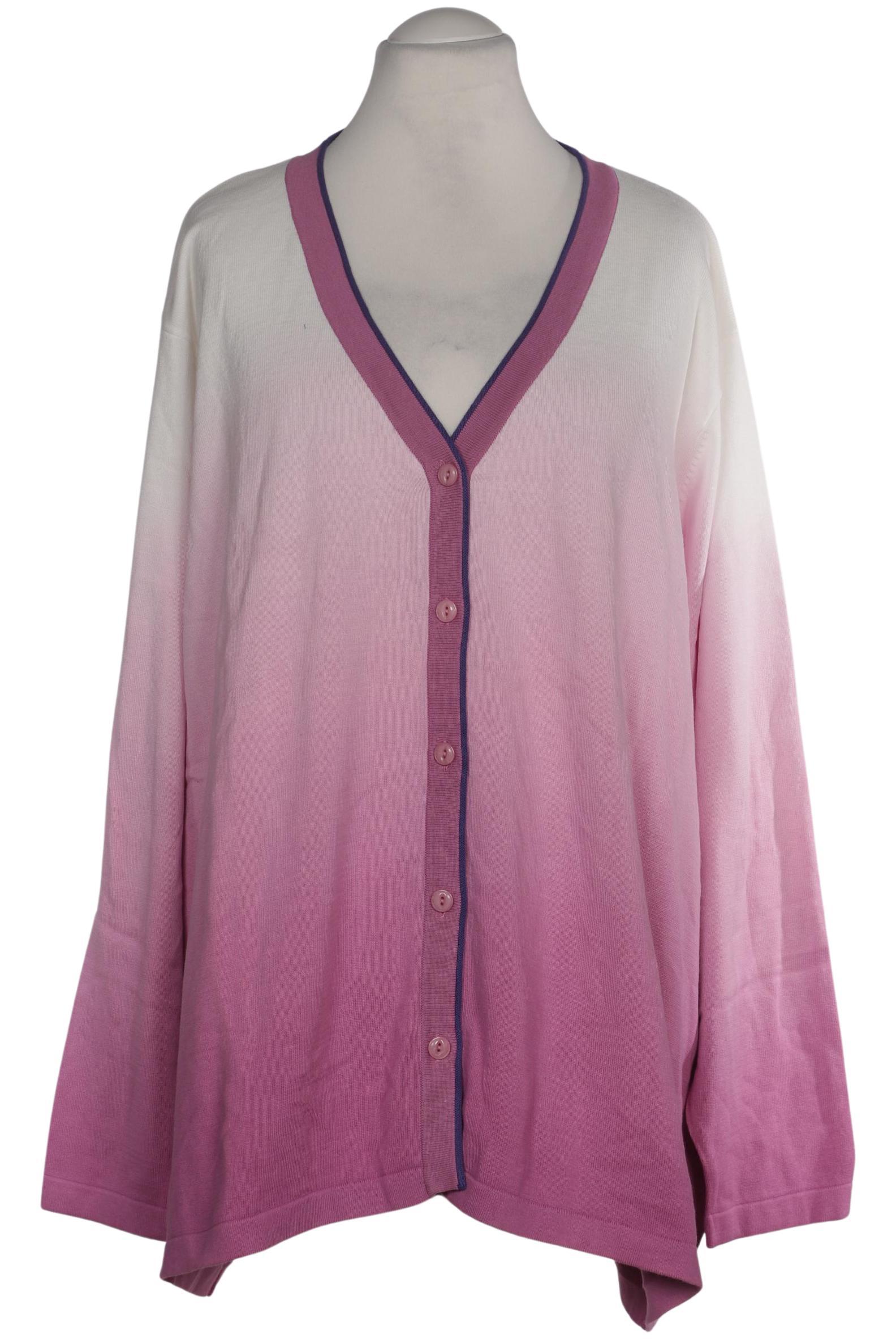 

Ulla Popken Damen Strickjacke, pink, Gr. 58