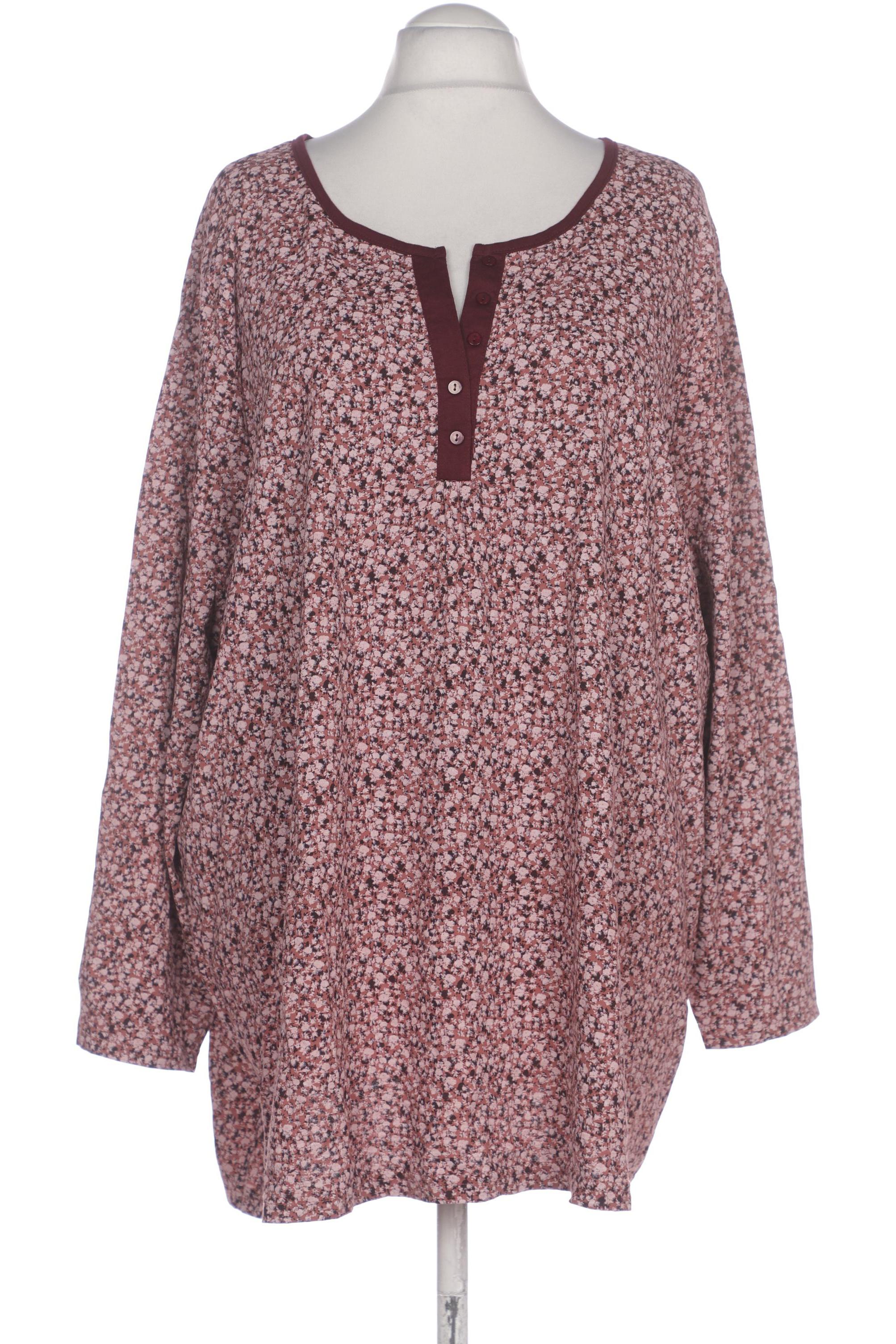 

Ulla Popken Damen Langarmshirt, bordeaux, Gr. 58
