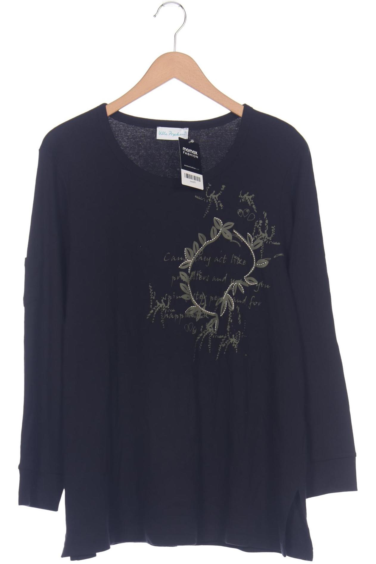 

Ulla Popken Damen Langarmshirt, schwarz, Gr. 42