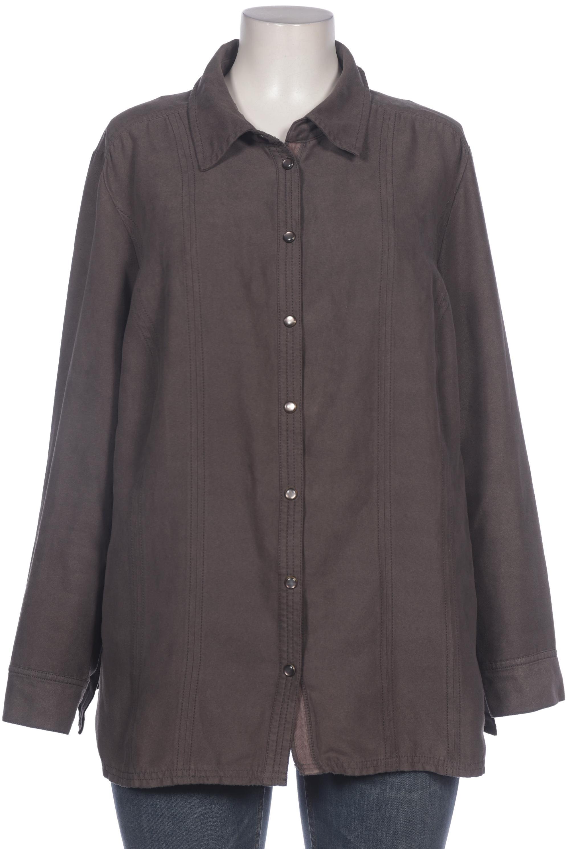 

Ulla Popken Damen Bluse, grau, Gr. 46