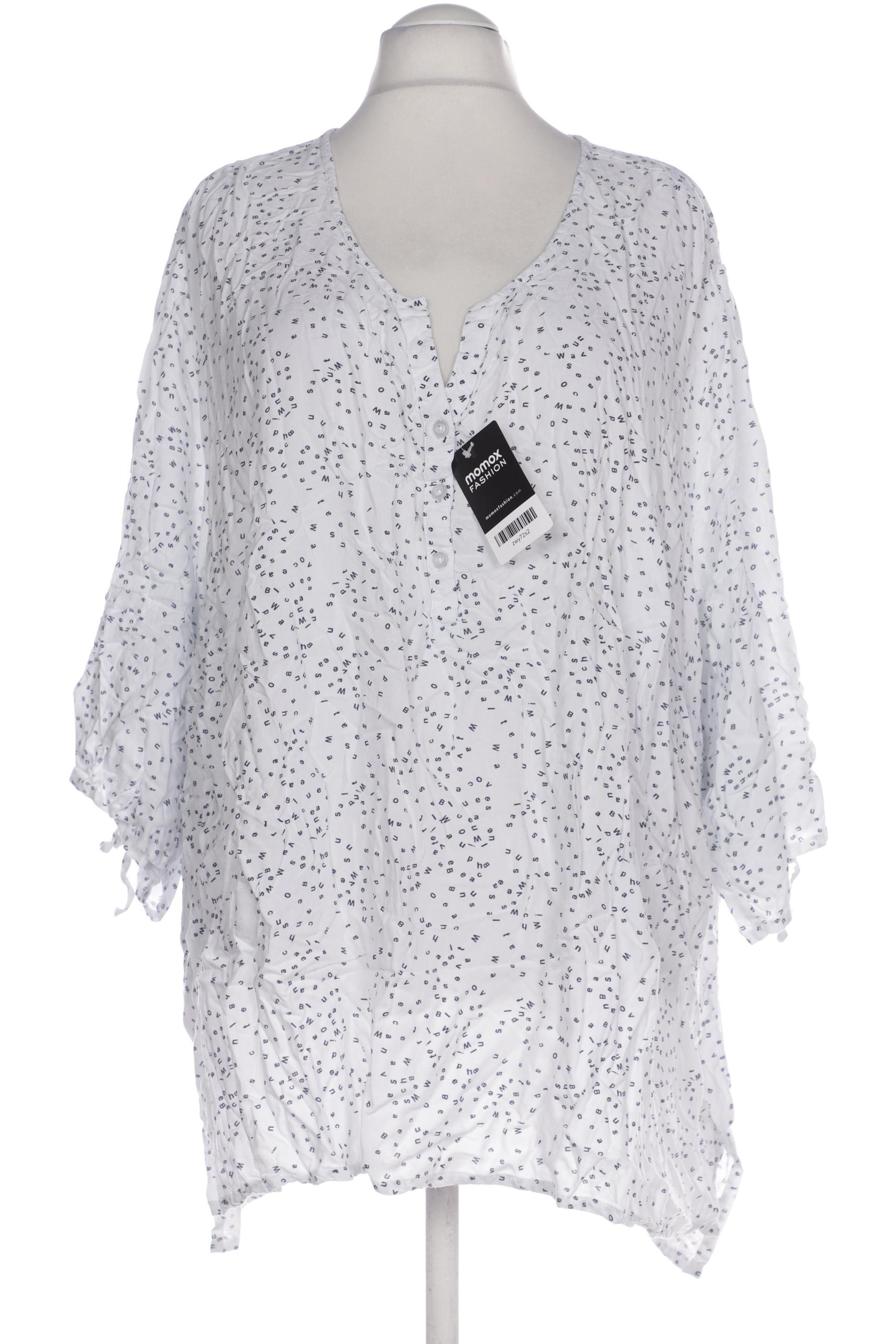 

Ulla Popken Damen Bluse, weiß, Gr. 58