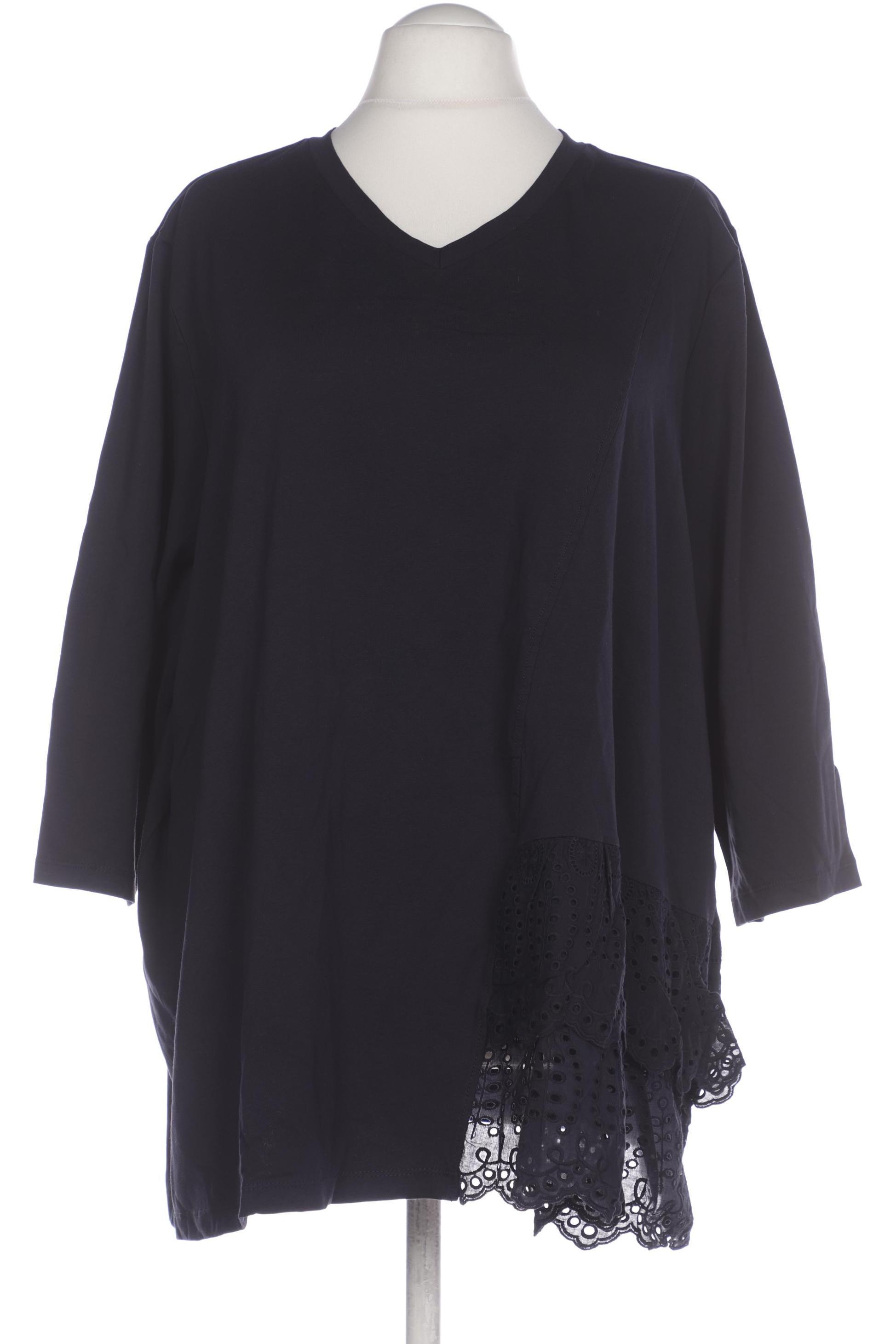 

Ulla Popken Damen Langarmshirt, marineblau, Gr. 54