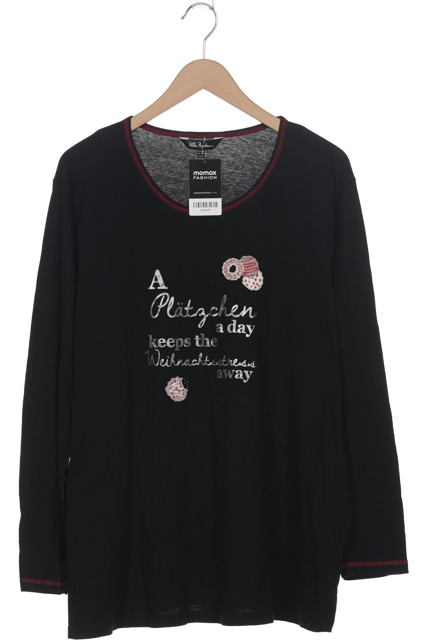 

Ulla Popken Damen Langarmshirt, schwarz, Gr. 50