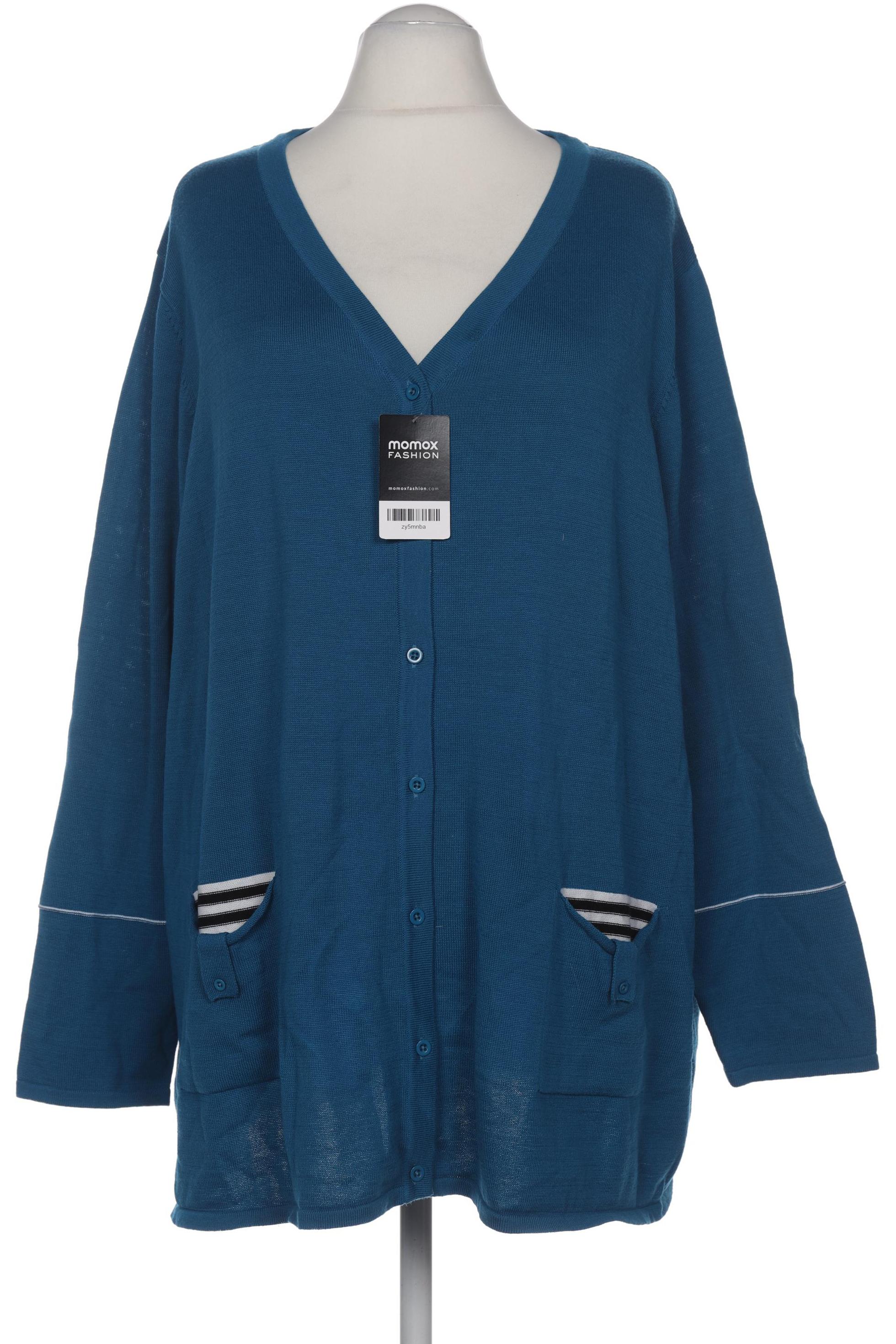 

Ulla Popken Damen Strickjacke, blau, Gr. 54