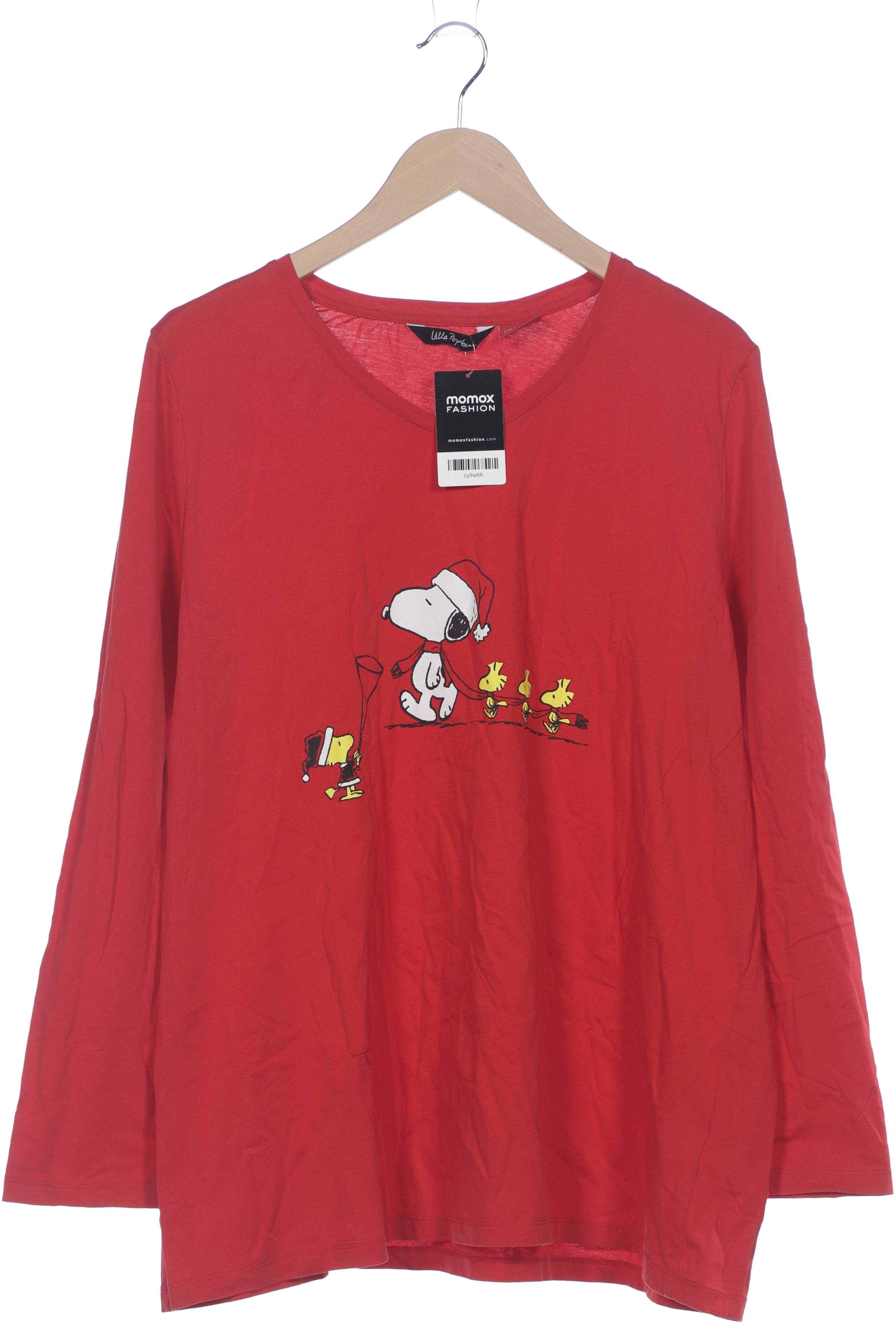 

Ulla Popken Damen Langarmshirt, rot, Gr. 46