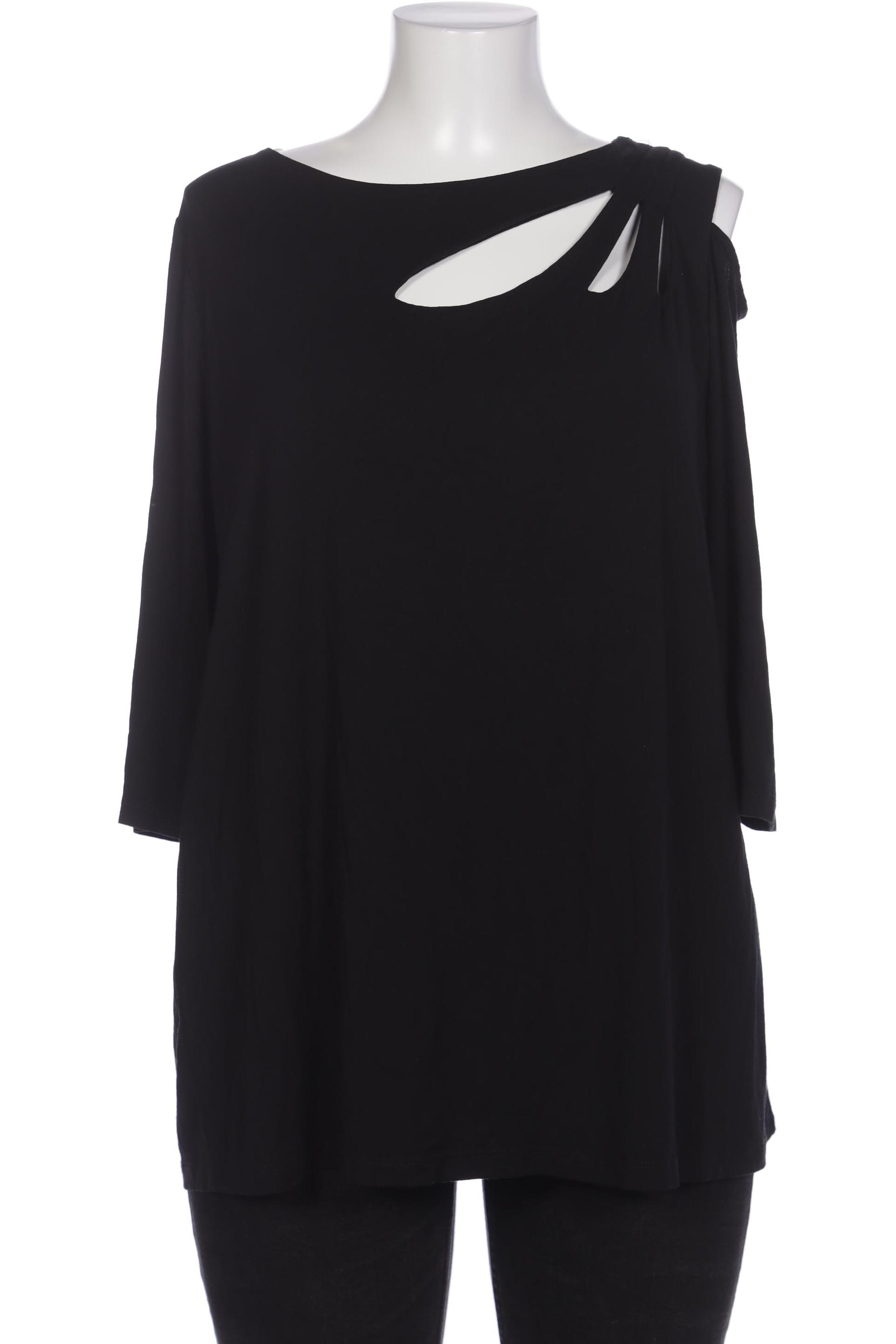 

Ulla Popken Damen Langarmshirt, schwarz, Gr. 42