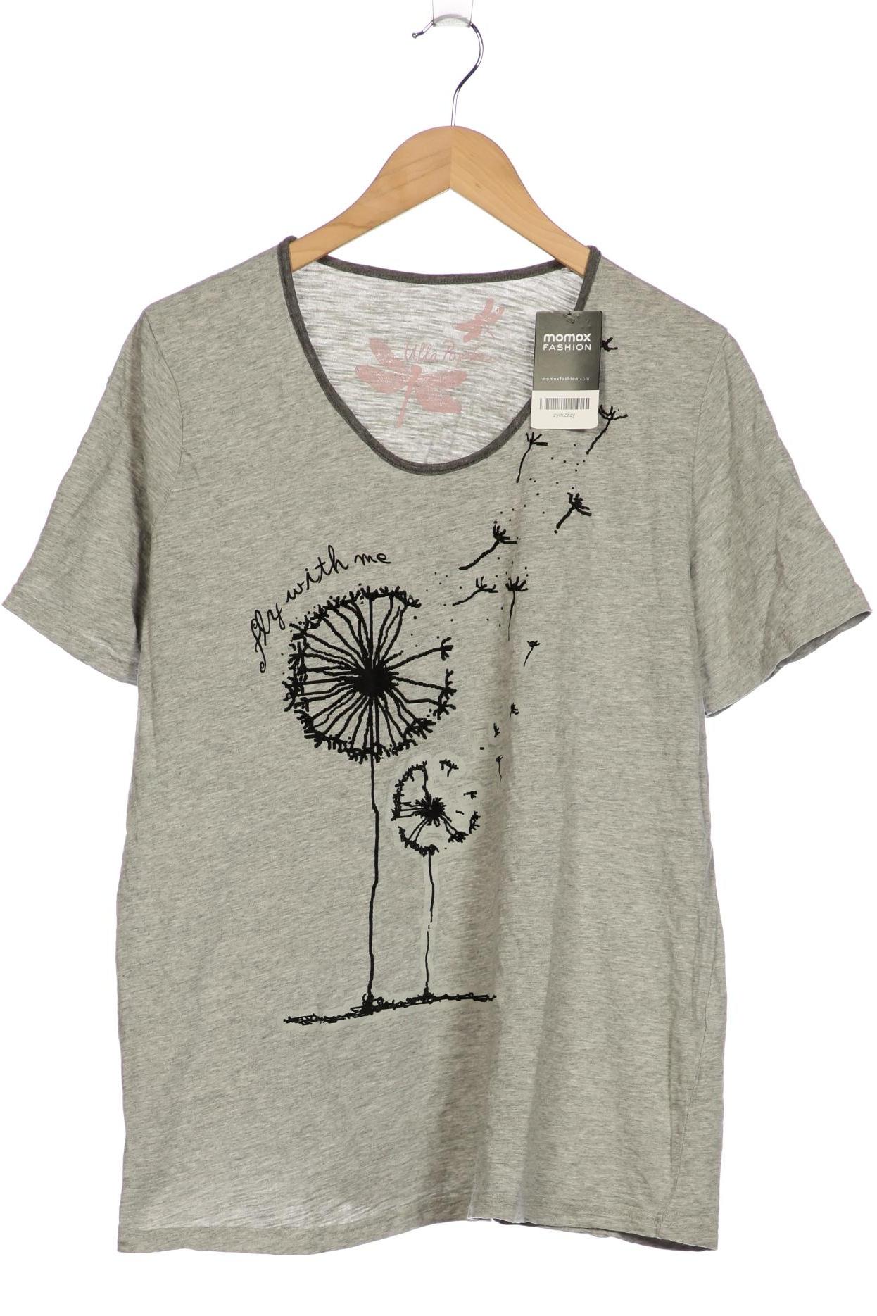 

Ulla Popken Damen T-Shirt, grau, Gr. 50