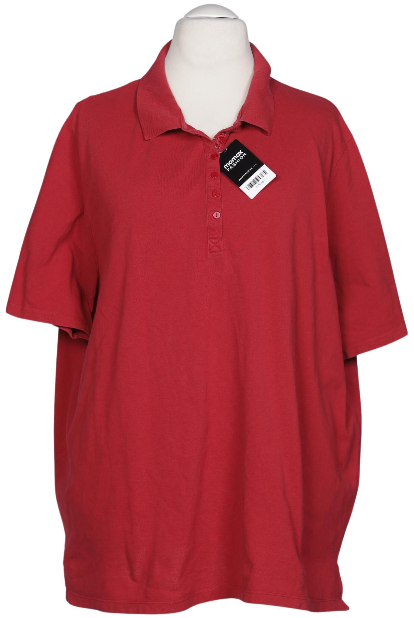 

Ulla Popken Damen Poloshirt, rot, Gr. 54
