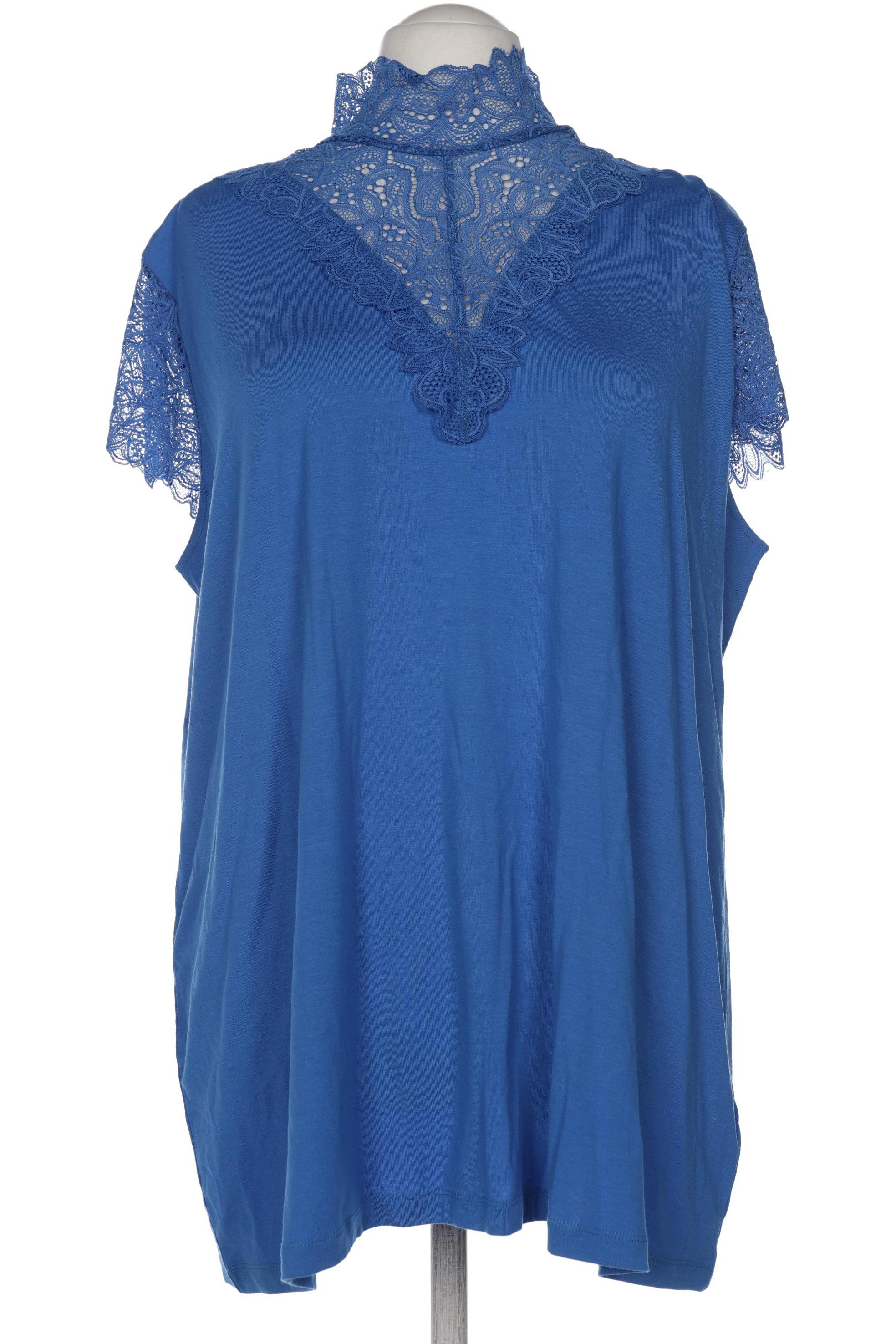 

Ulla Popken Damen Bluse, blau, Gr. 52