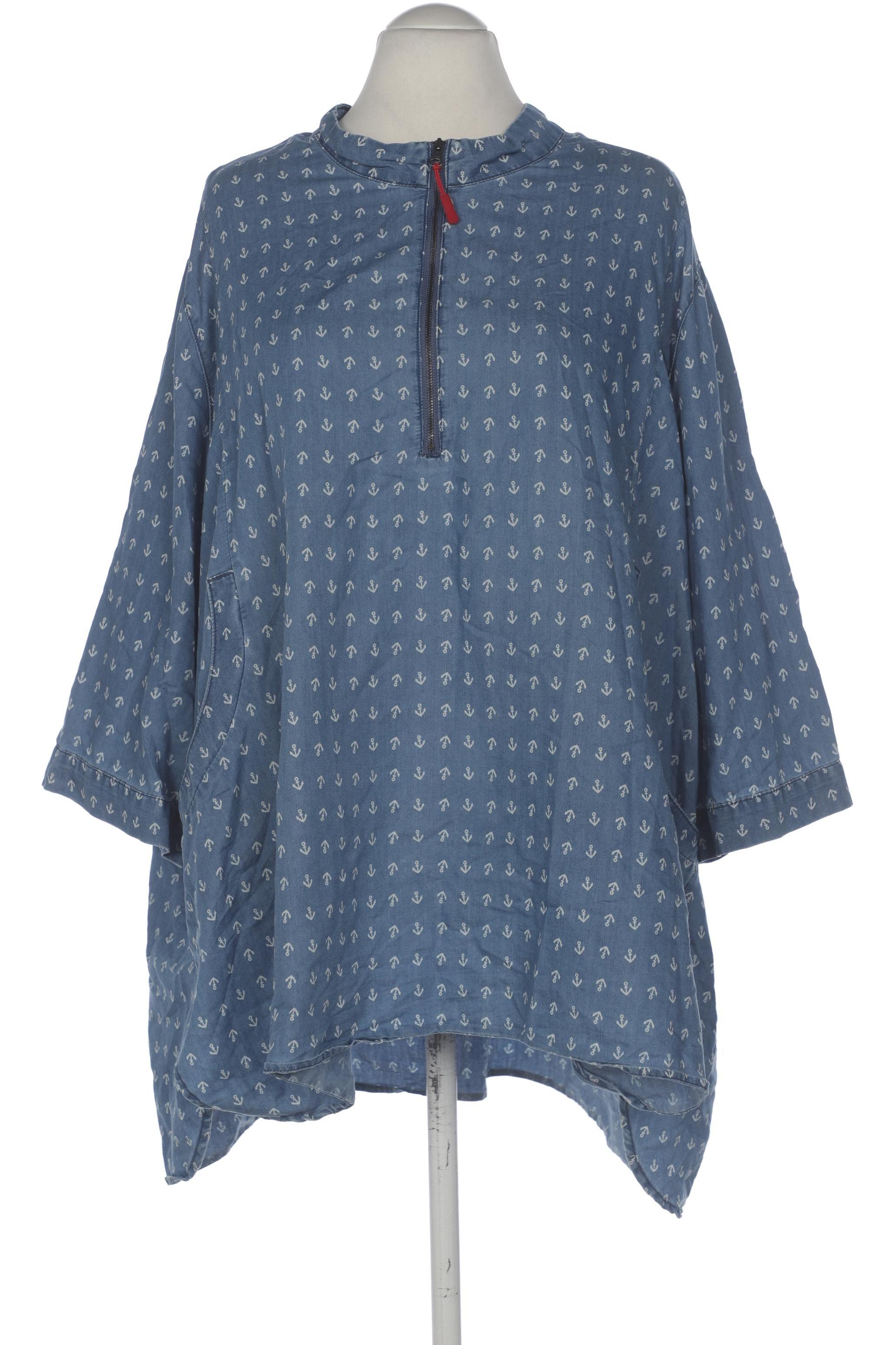 

Ulla Popken Damen Bluse, blau, Gr. 62