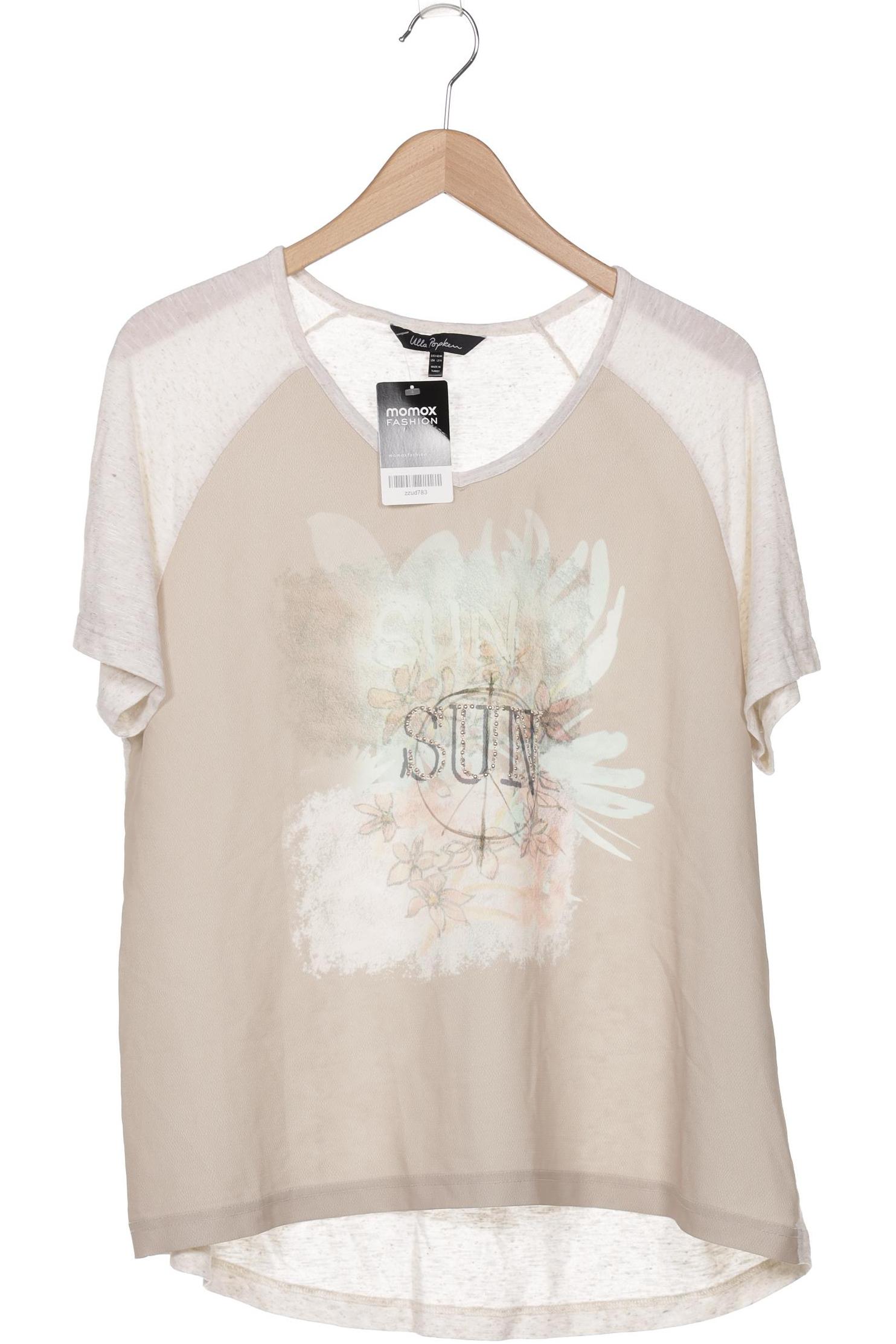 

Ulla Popken Damen T-Shirt, cremeweiß, Gr. 42