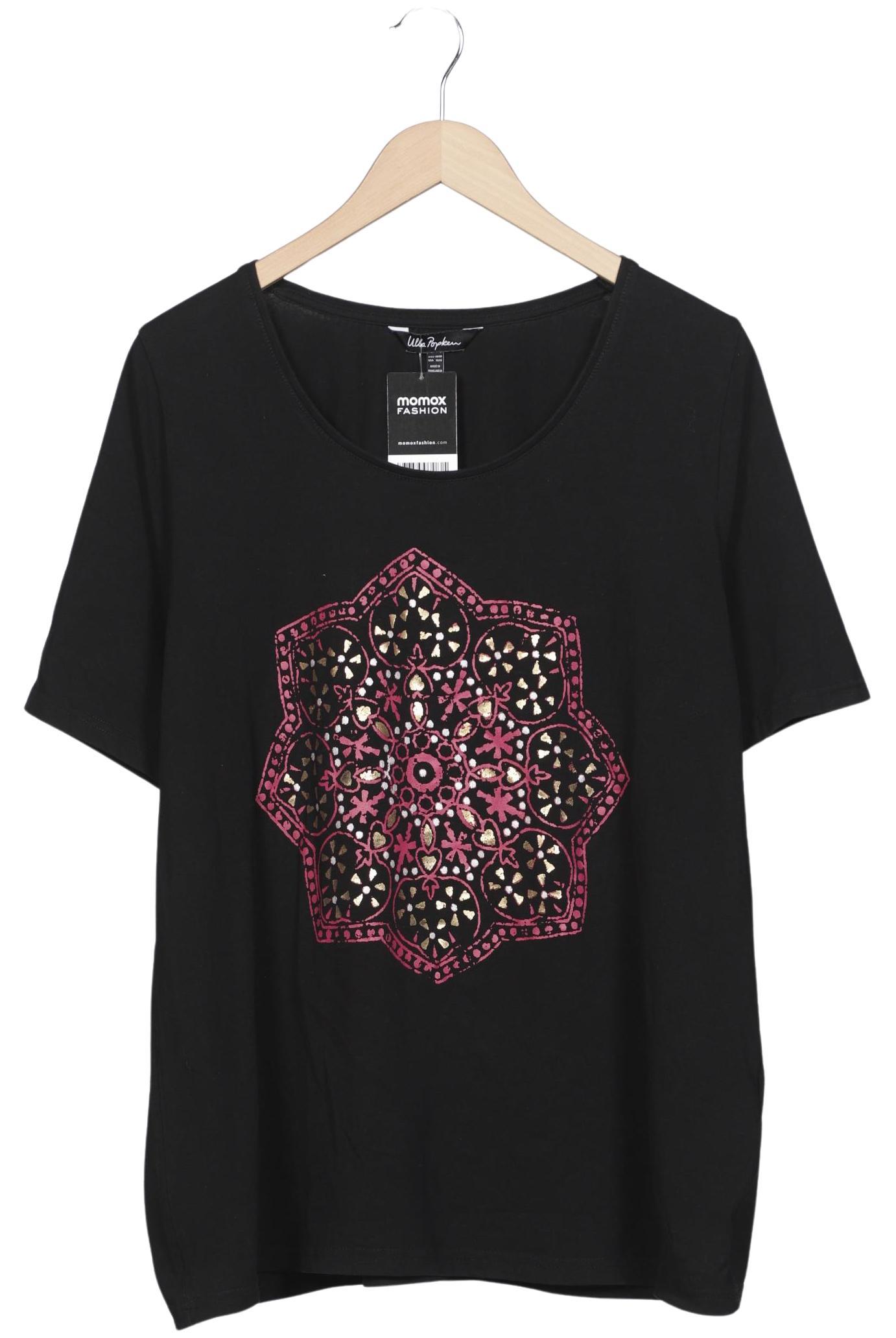 

Ulla Popken Damen T-Shirt, schwarz, Gr. 46