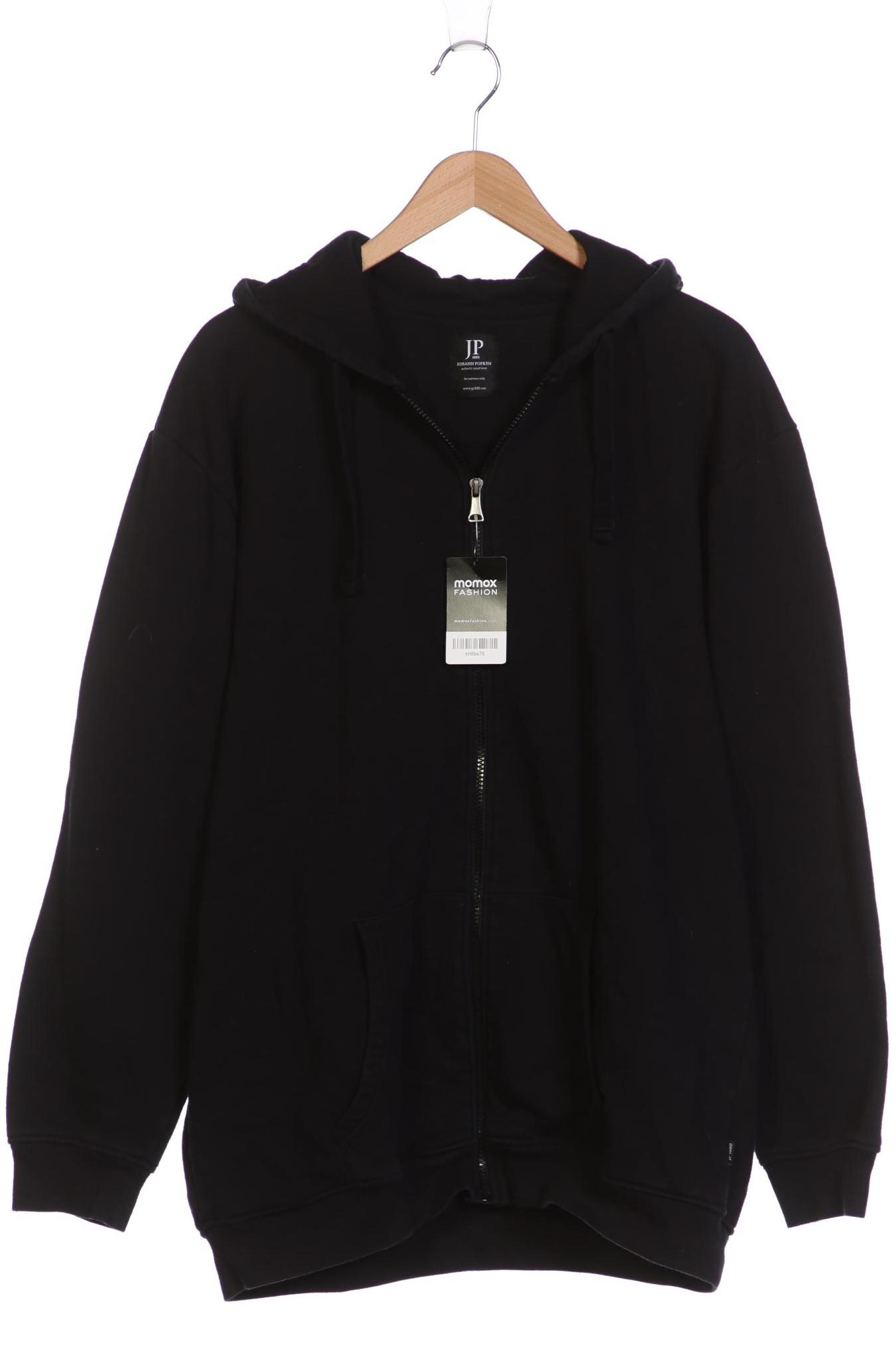 

Ulla Popken Herren Kapuzenpullover, schwarz