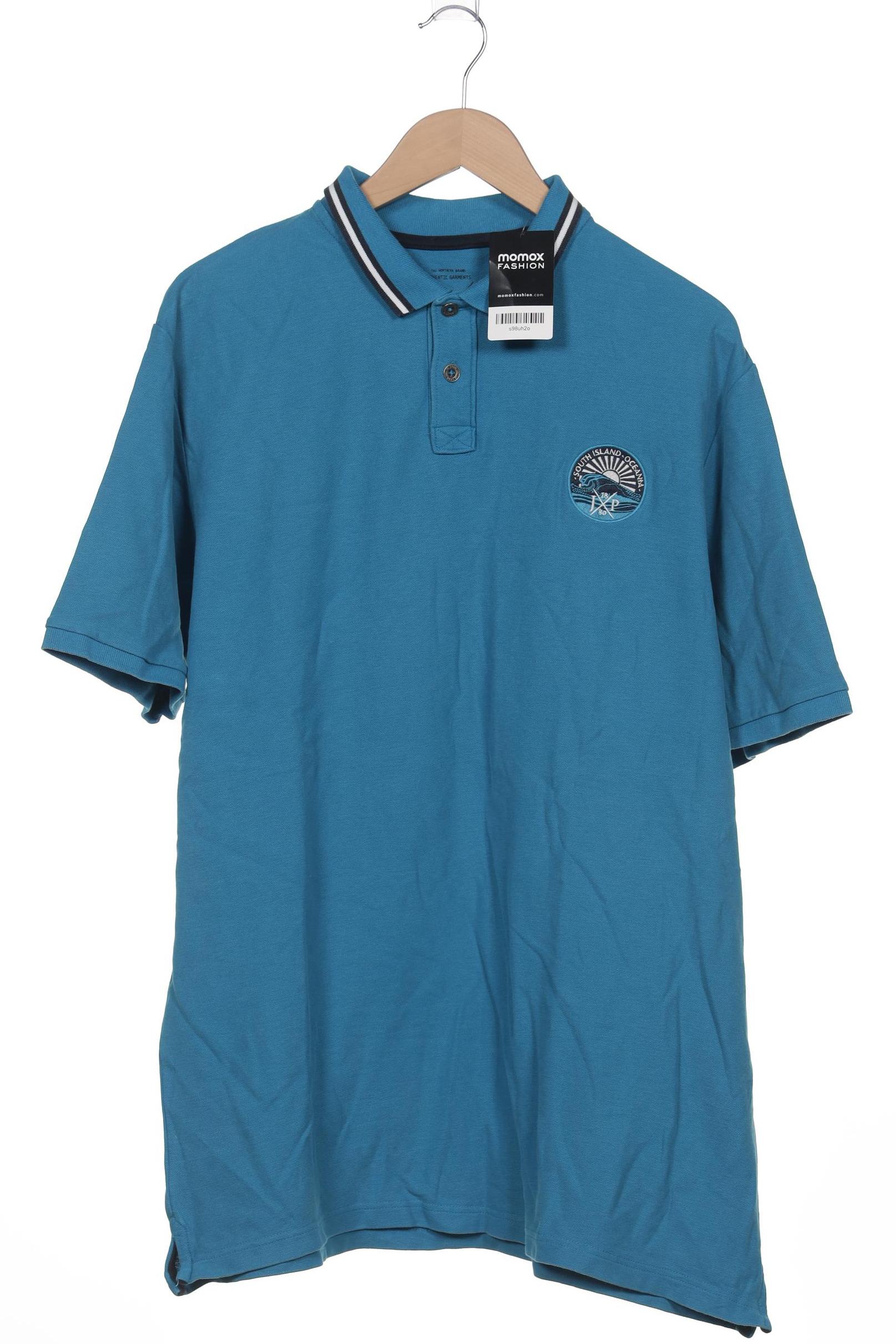 

Ulla Popken Herren Poloshirt, blau, Gr. 54