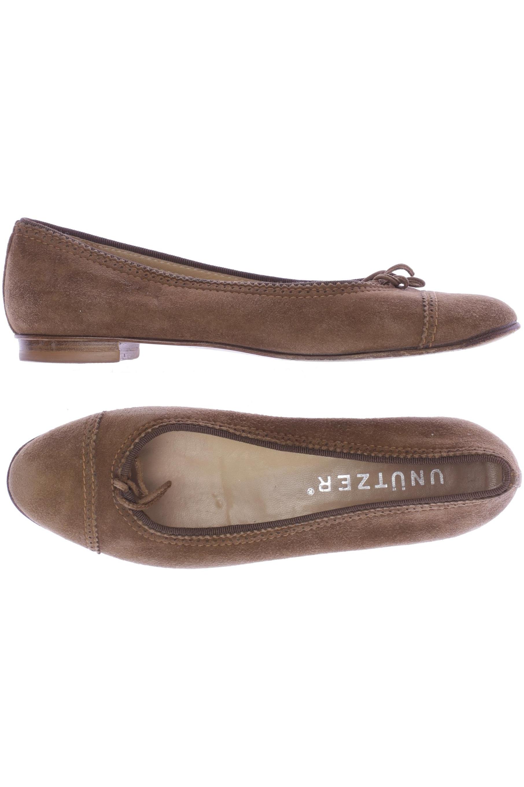 

Unützer Damen Ballerinas, braun, Gr. 37