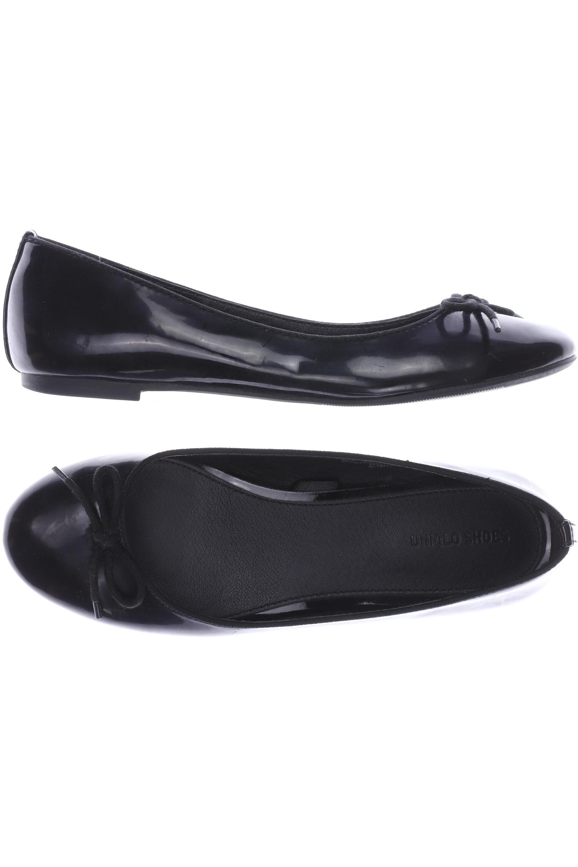 

uniqlo Damen Ballerinas, schwarz