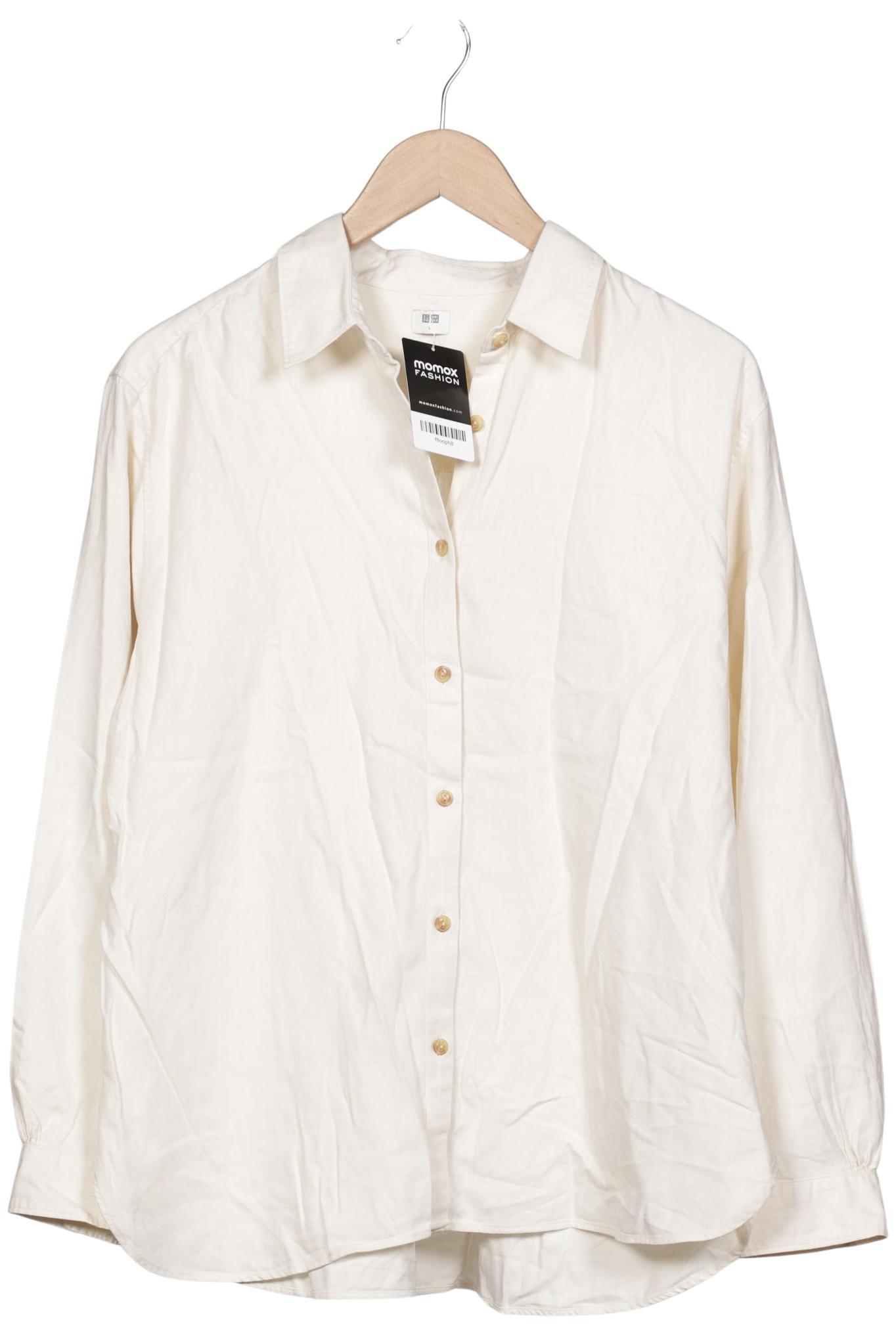 

uniqlo Damen Bluse, cremeweiß, Gr. 42