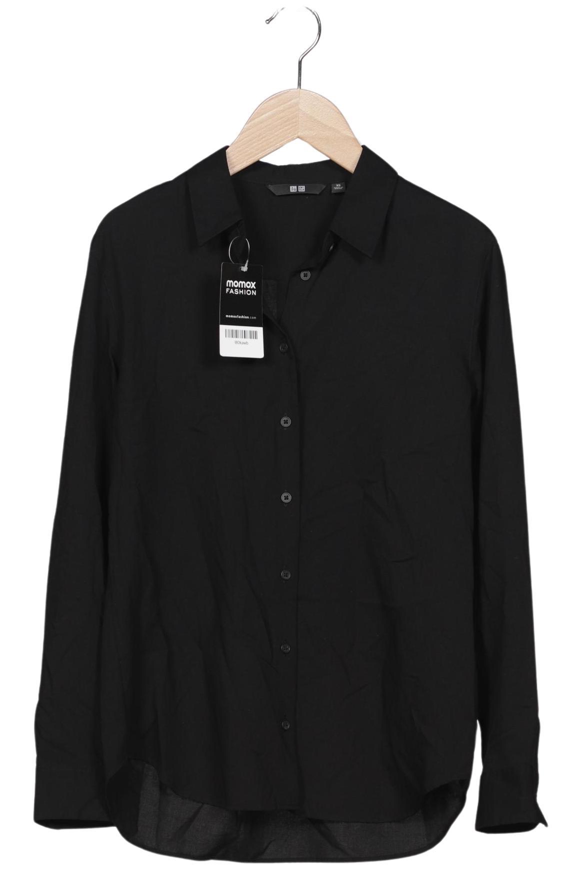 

uniqlo Damen Bluse, schwarz, Gr. 34